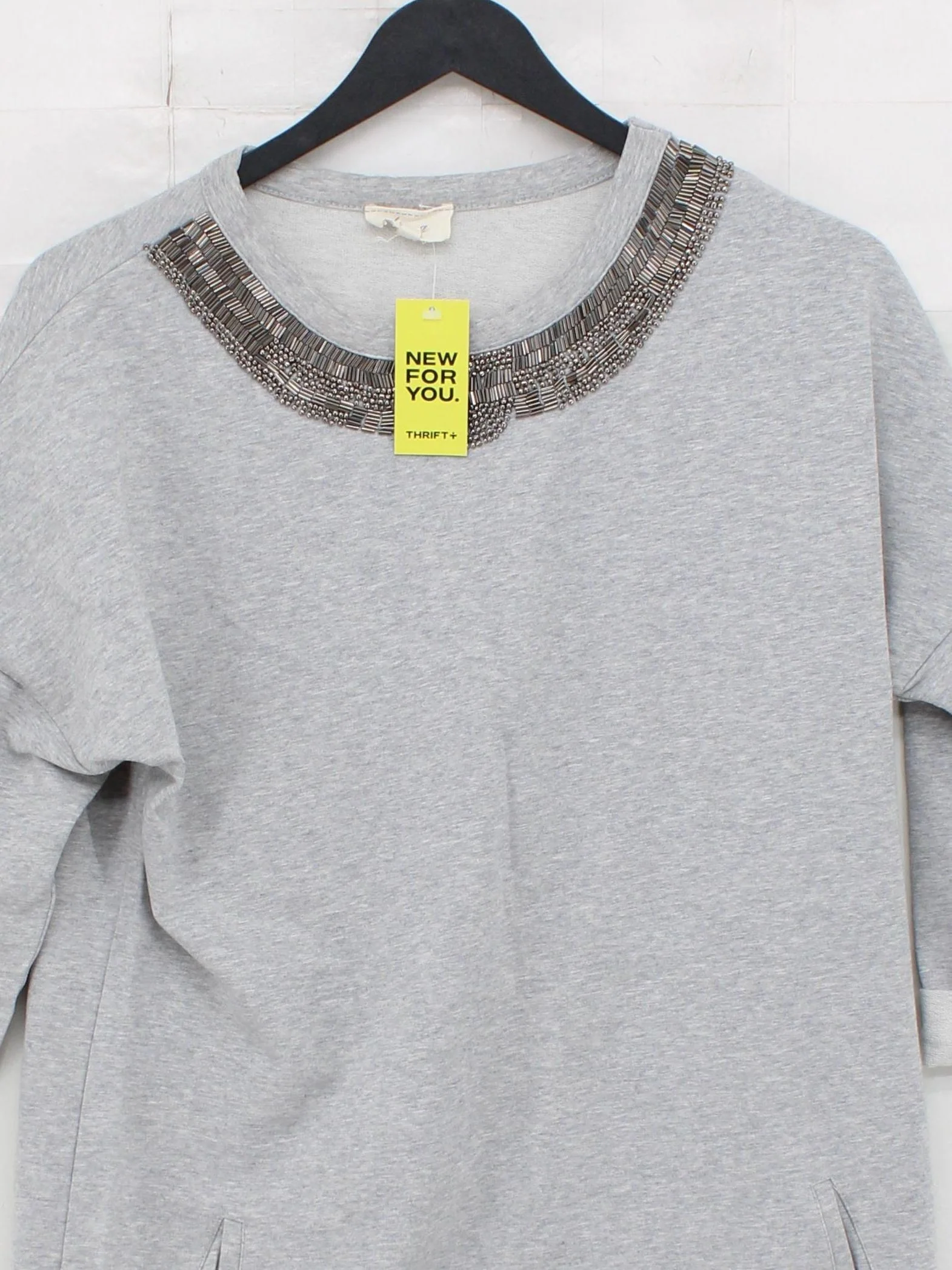 Linea T-Shirt Midi Dress UK12 in Grey - Image 3