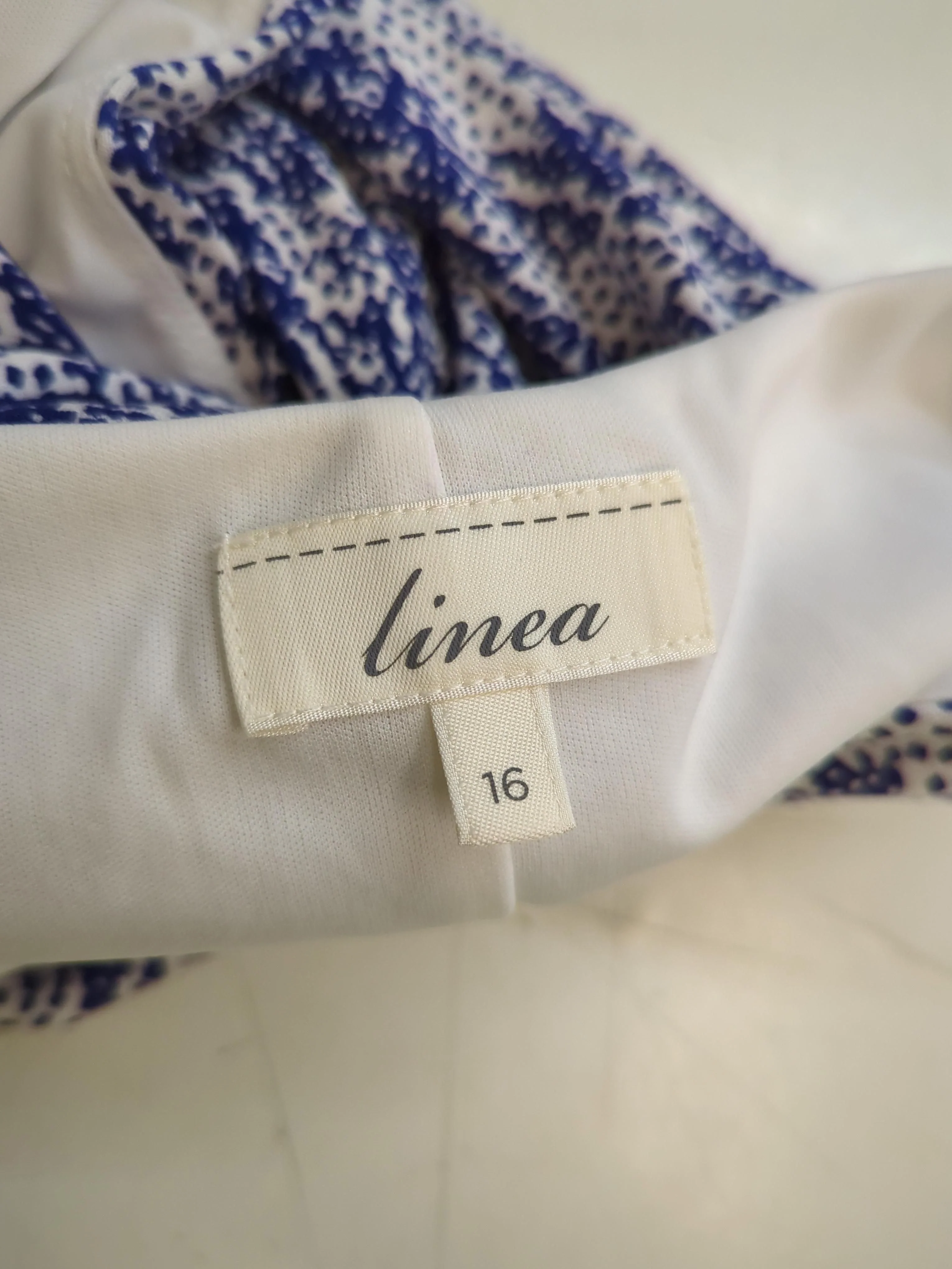 Linea T-Shirt Midi Dress UK16 in Blue - Image 5