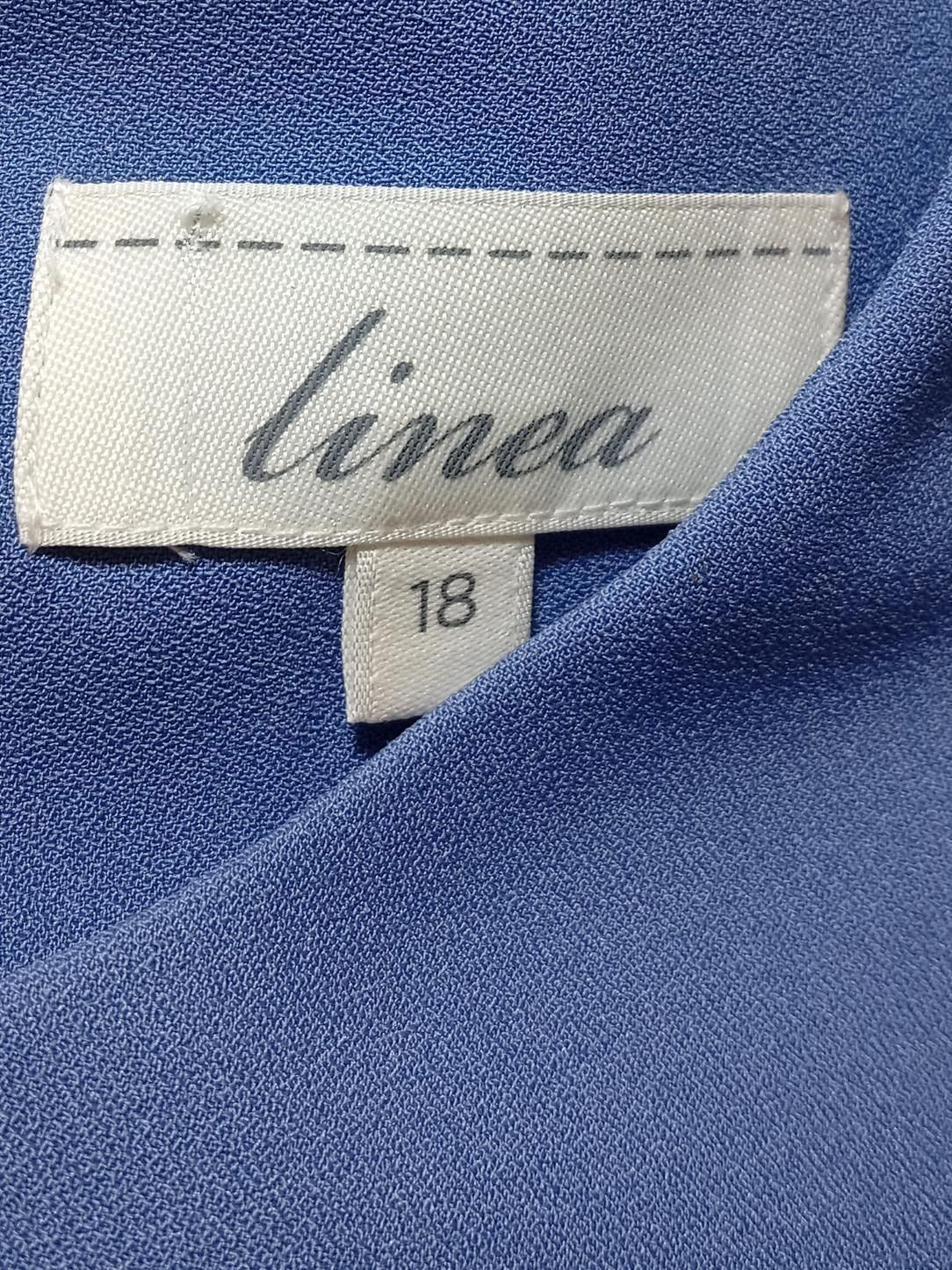 Linea T-Shirt Midi Dress UK18 in Blue - Image 5