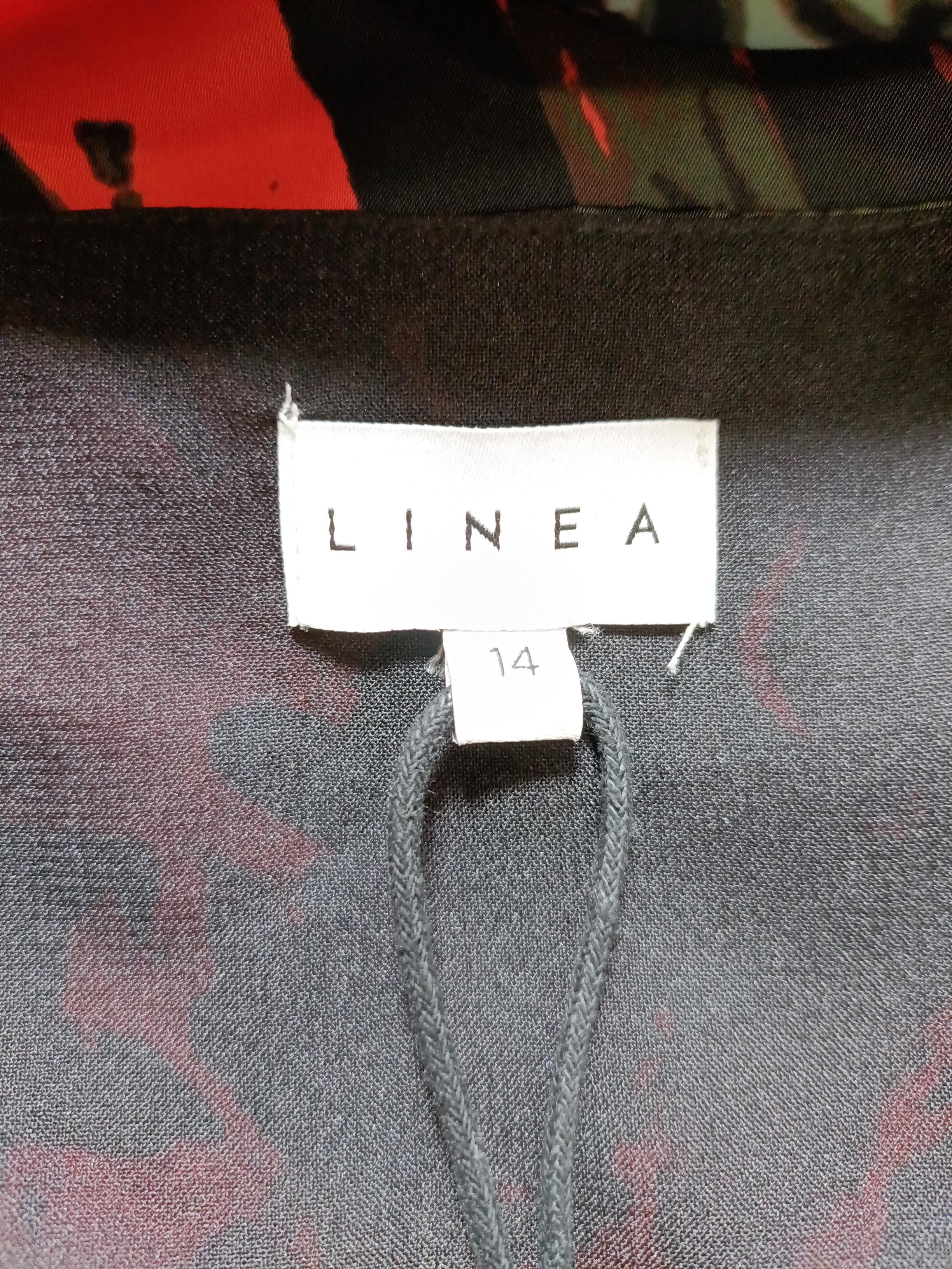 Linea Wrap Midi Dress UK14 in Multi - Image 5