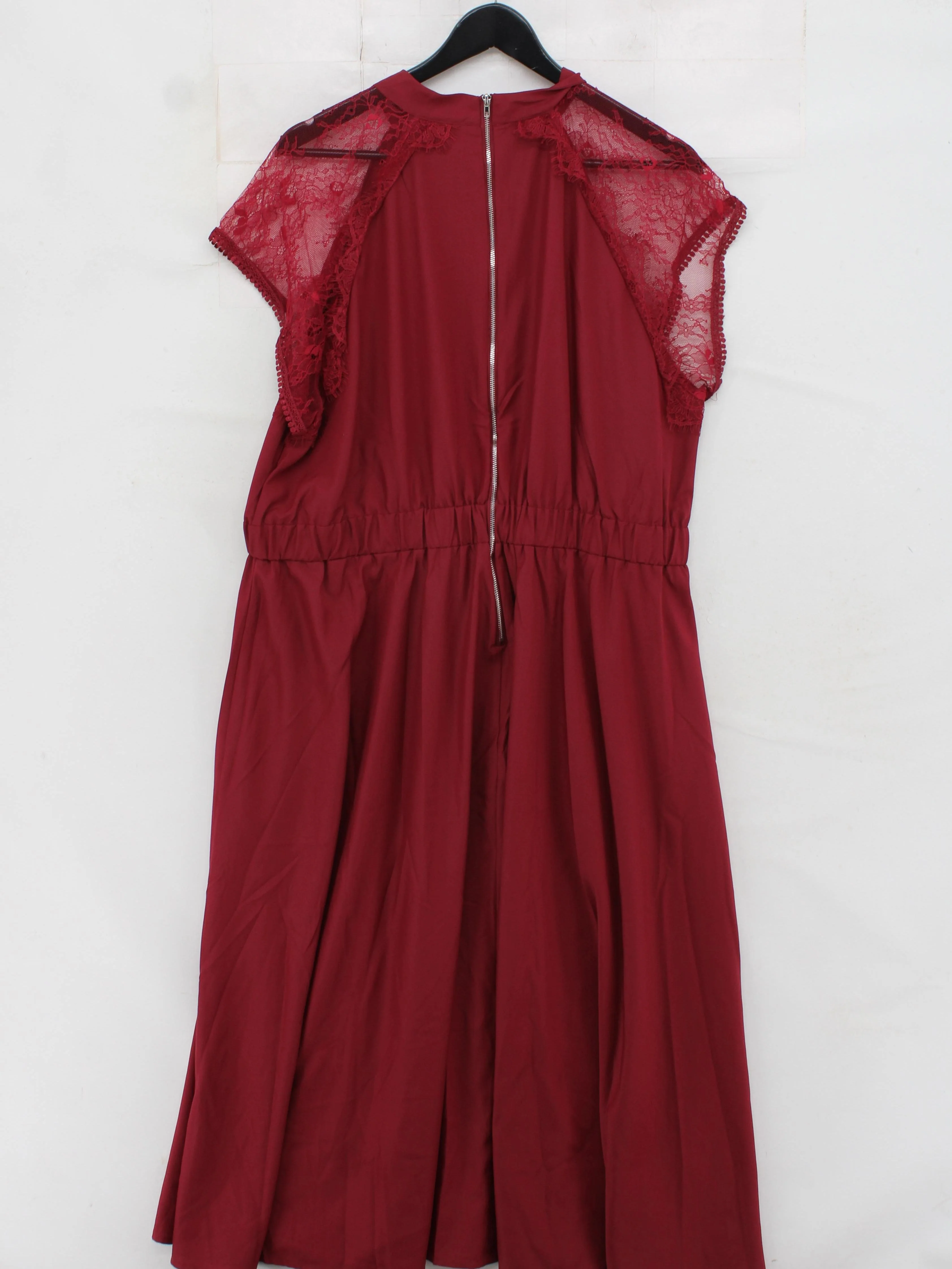 liquorish A-Line Midi Dress UK20 in Red - Image 2