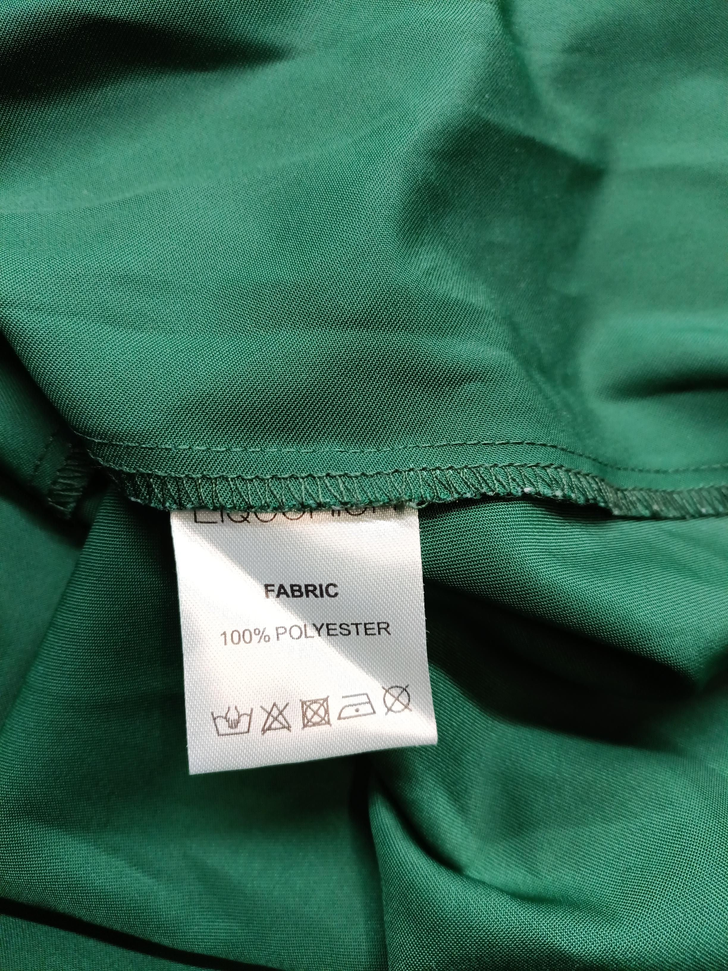 liquorish Shirt Midi Dress L in Green - Image 7