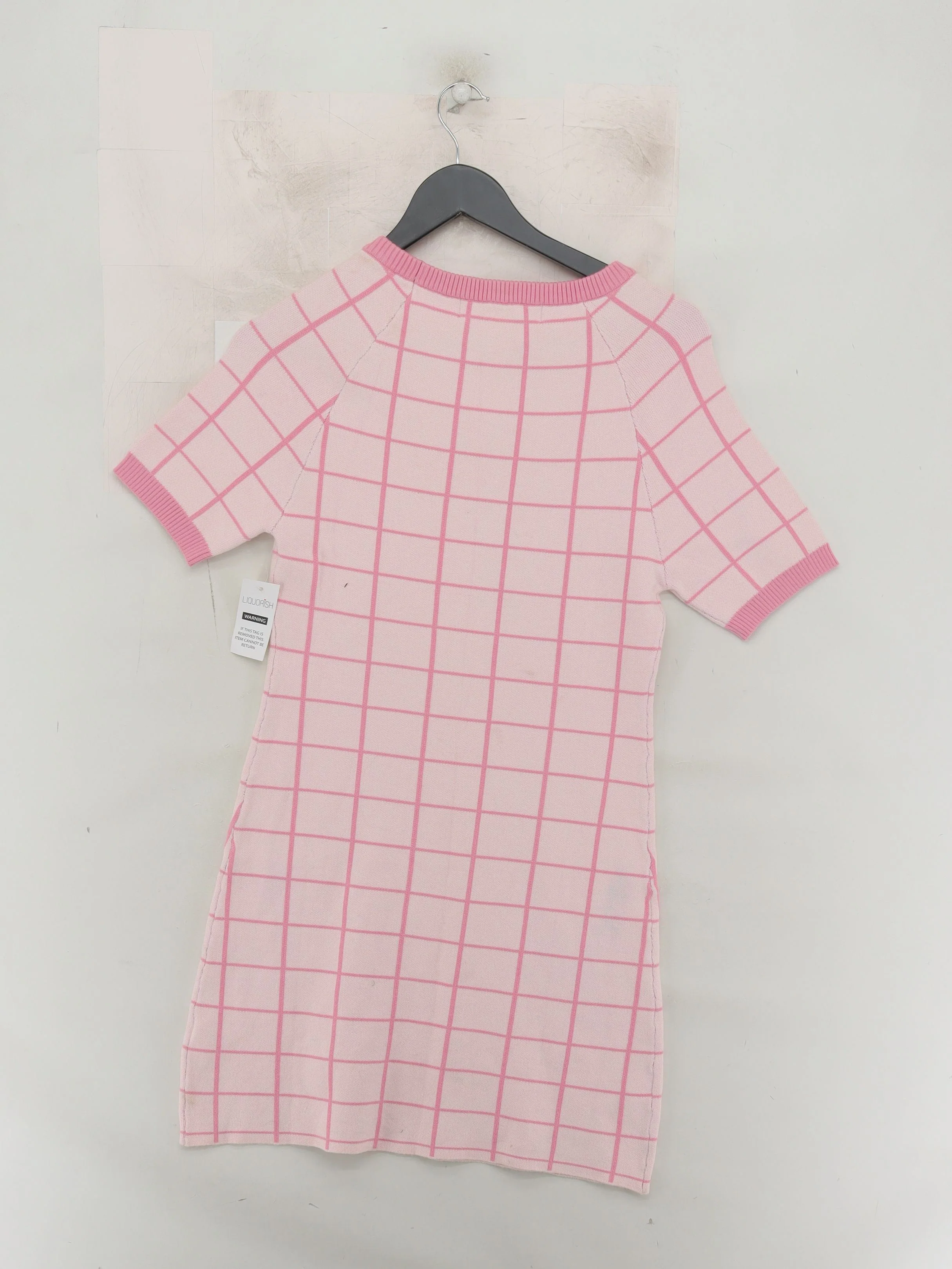 liquorish T-Shirt Mini Dress in Pink - Image 2