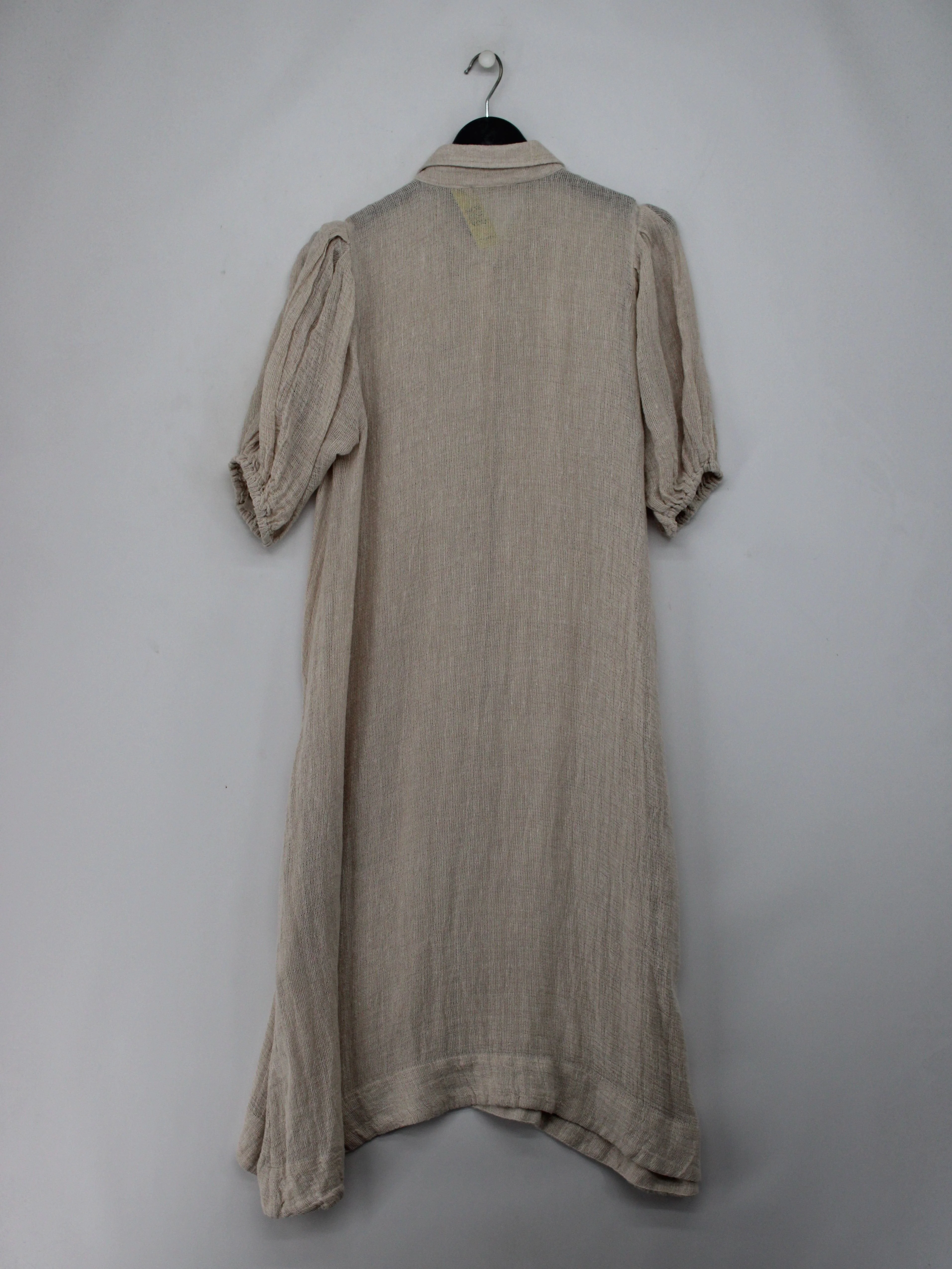 Lisa Marie Fernandez Shirt Midi Dress S in Cream - Image 2
