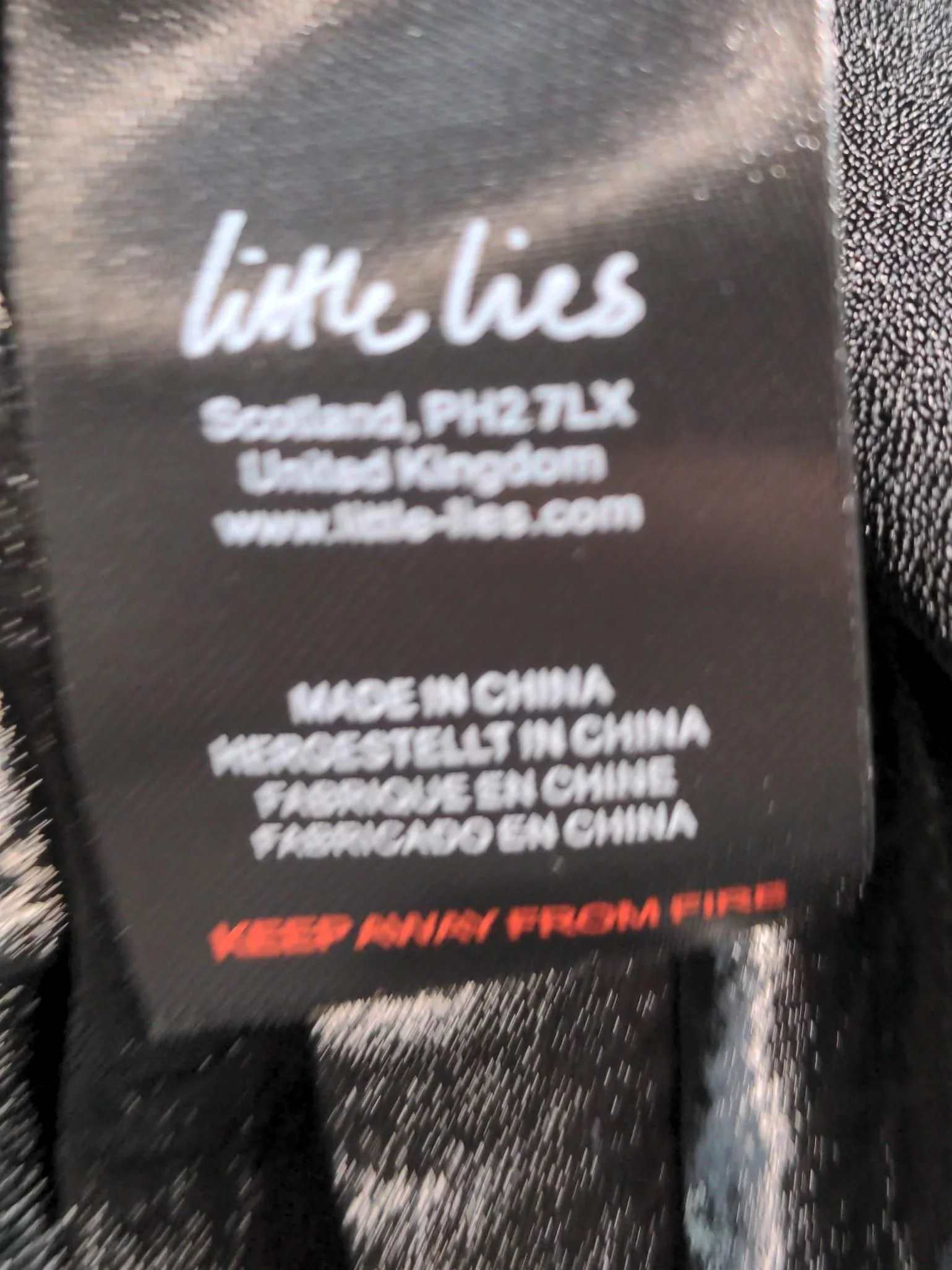 Little Lies Wrap Mini Dress UK18 in Black - Image 5