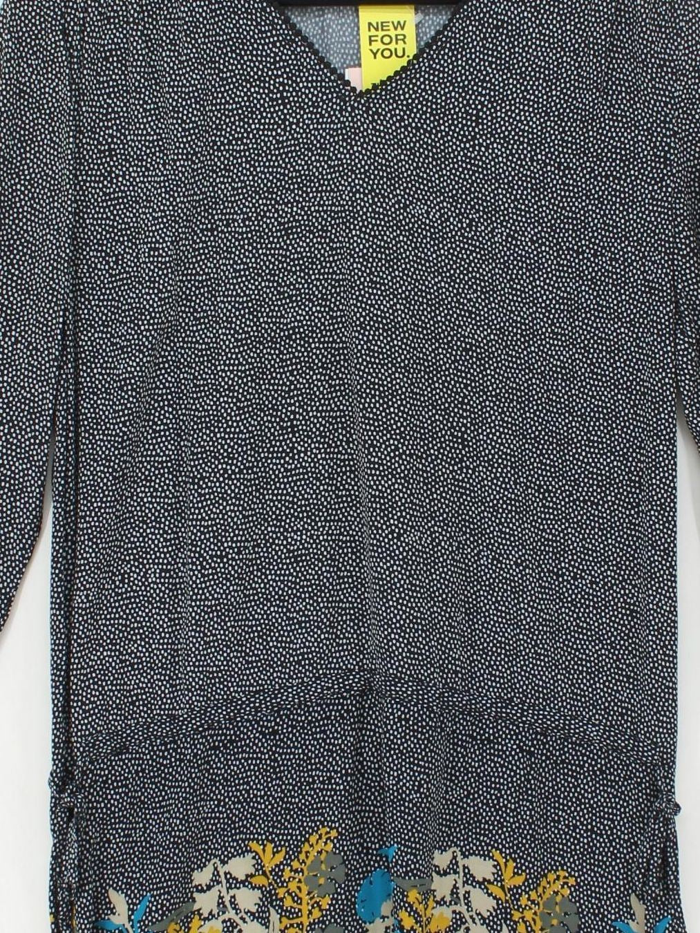 Little Miss by Captain Tortue T-Shirt Mini Dress UK2 in Black - Image 3