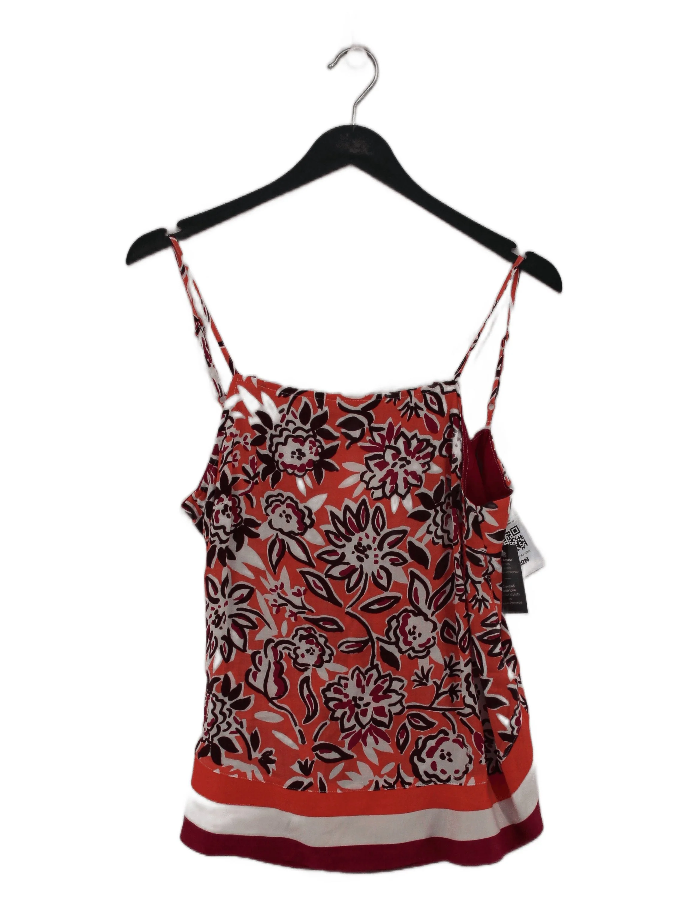 Little Miss By Captain Tortue Women's Top M Orange 100% Viscose Basic