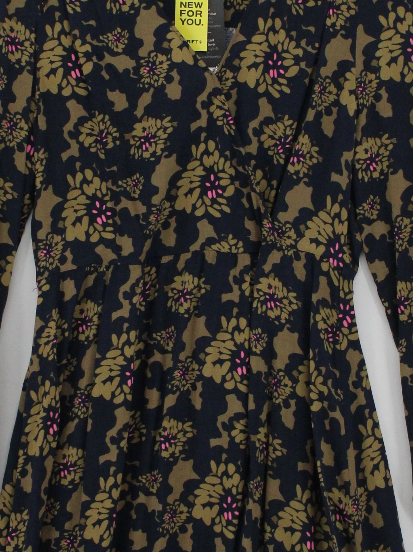 Little Miss by Captain Tortue Wrap Mini Dress S in Blue - Image 3