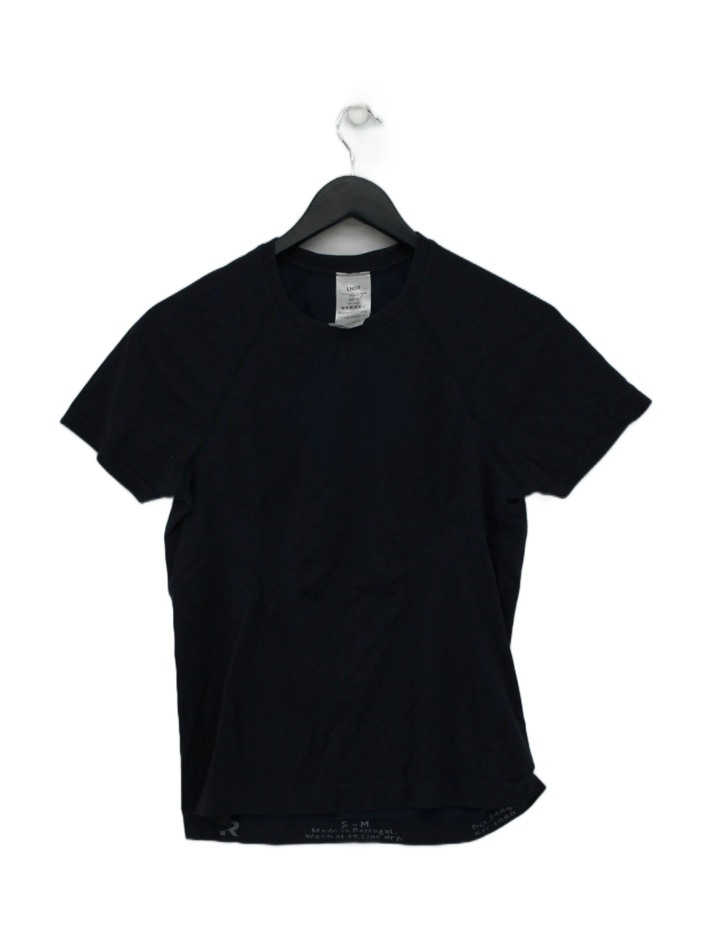 LNDR Men's T-Shirt S Blue 100% Polyamide Basic