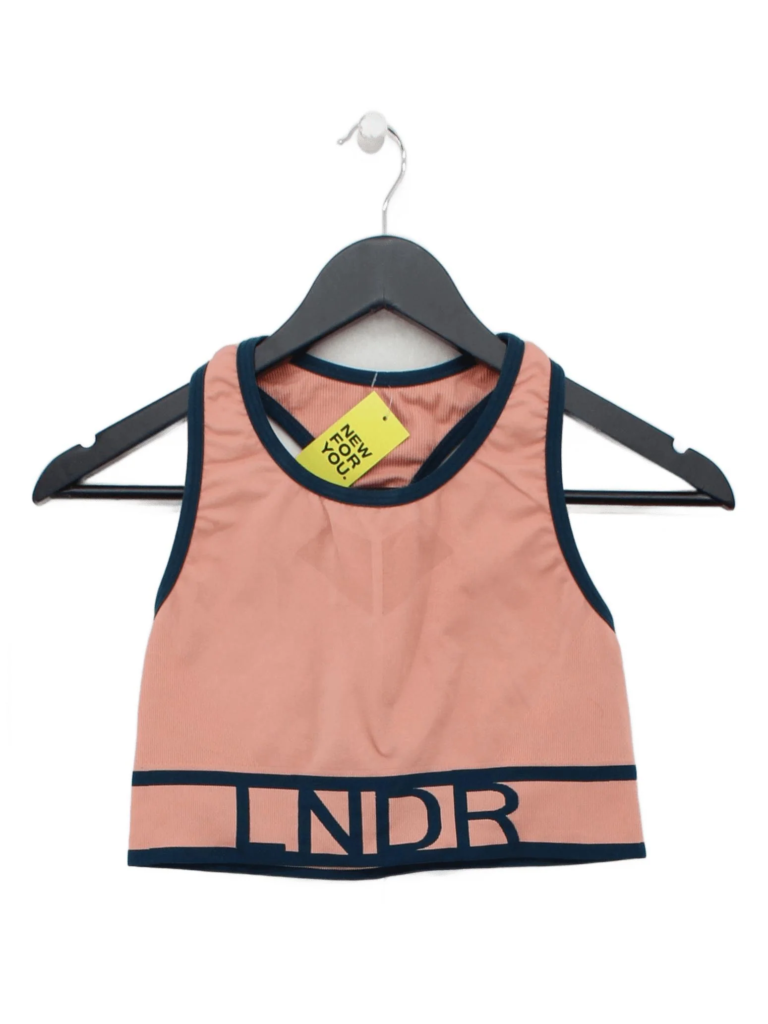 LNDR Women's T-Shirt M Pink Polyamide with Elastane Sleeveless Basic