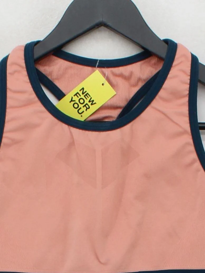 LNDR Women's T-Shirt M Pink Polyamide with Elastane Sleeveless Basic - Image 3