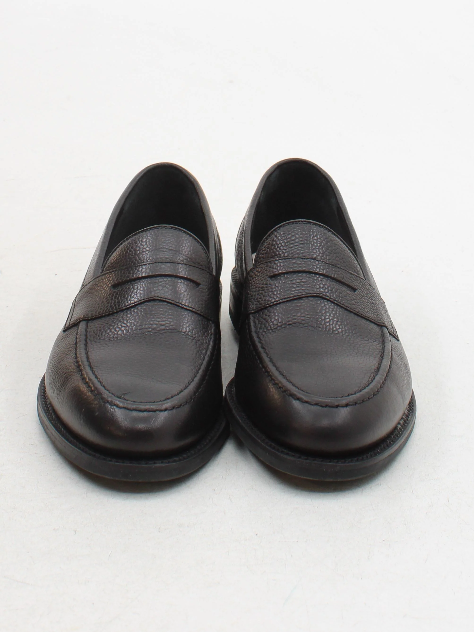 Loake Men's Shoes UK 6.5 Black Animal Print 100% Other Loafer - Image 2