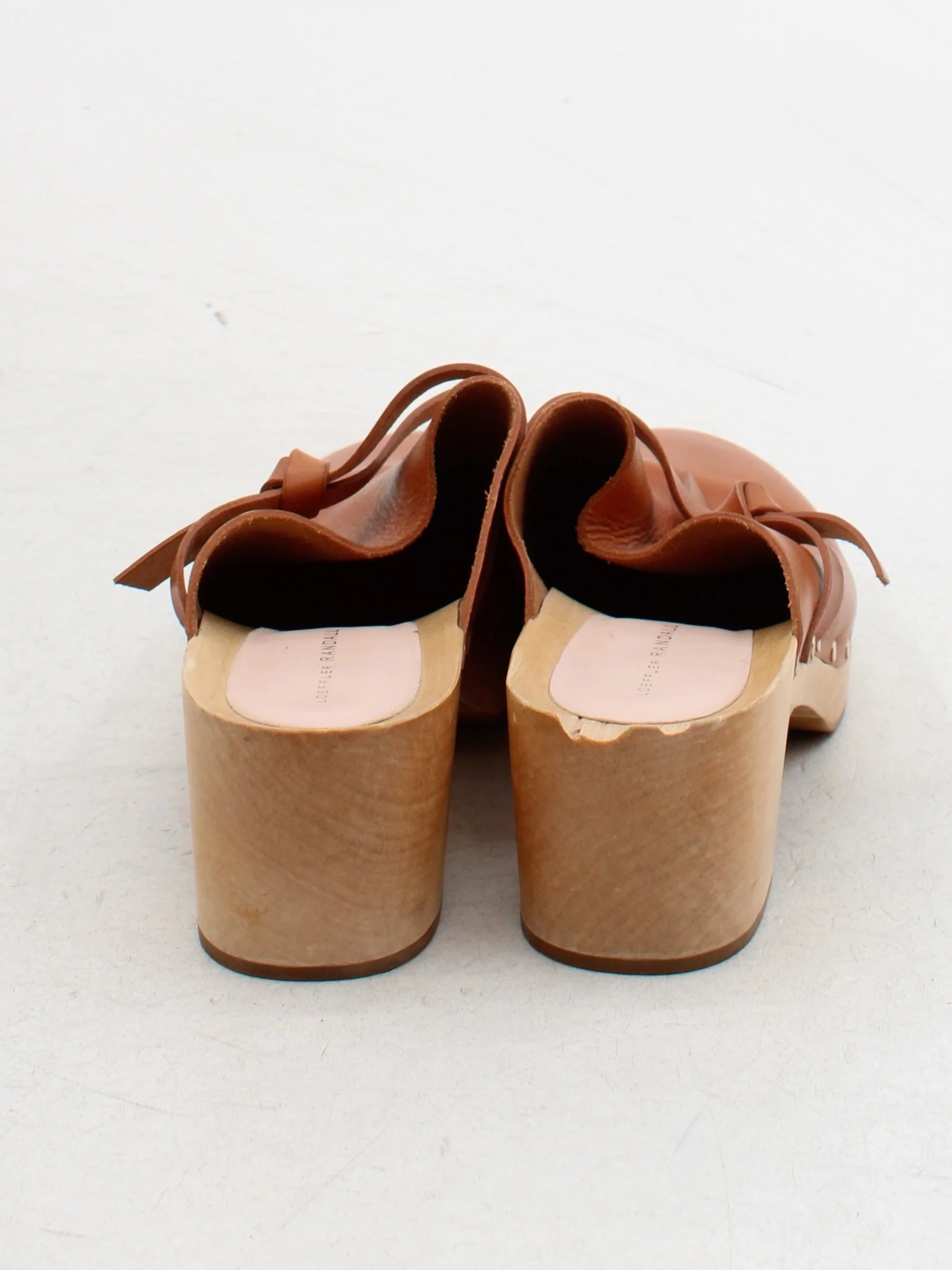Loeffler Randall Women's Heels UK 11.5 Tan 100% Leather Mule - Image 3