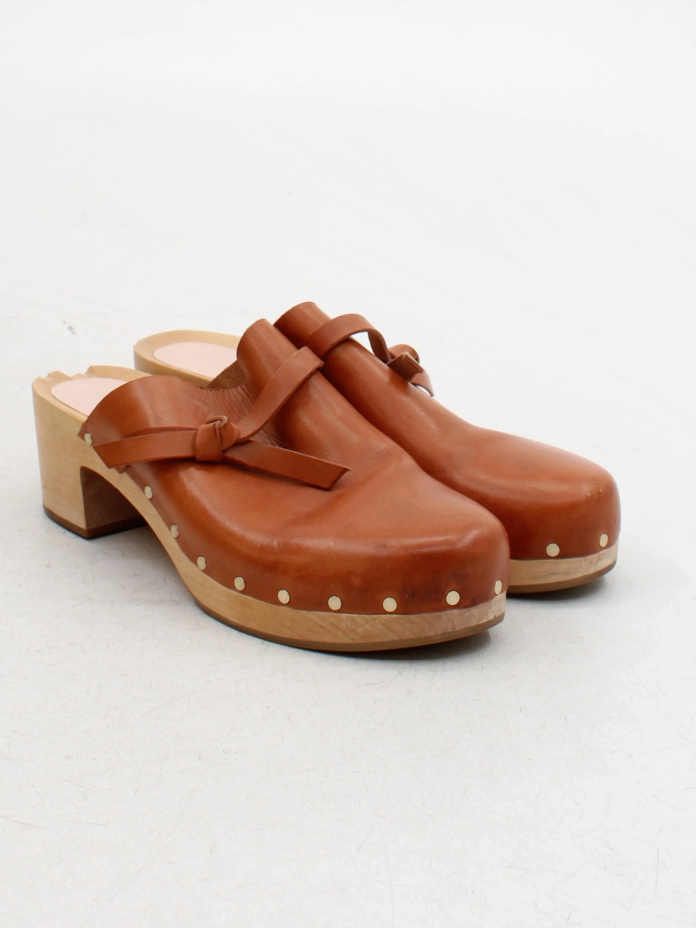 Loeffler Randall Women's Heels UK 11.5 Tan 100% Leather Mule - Image 4