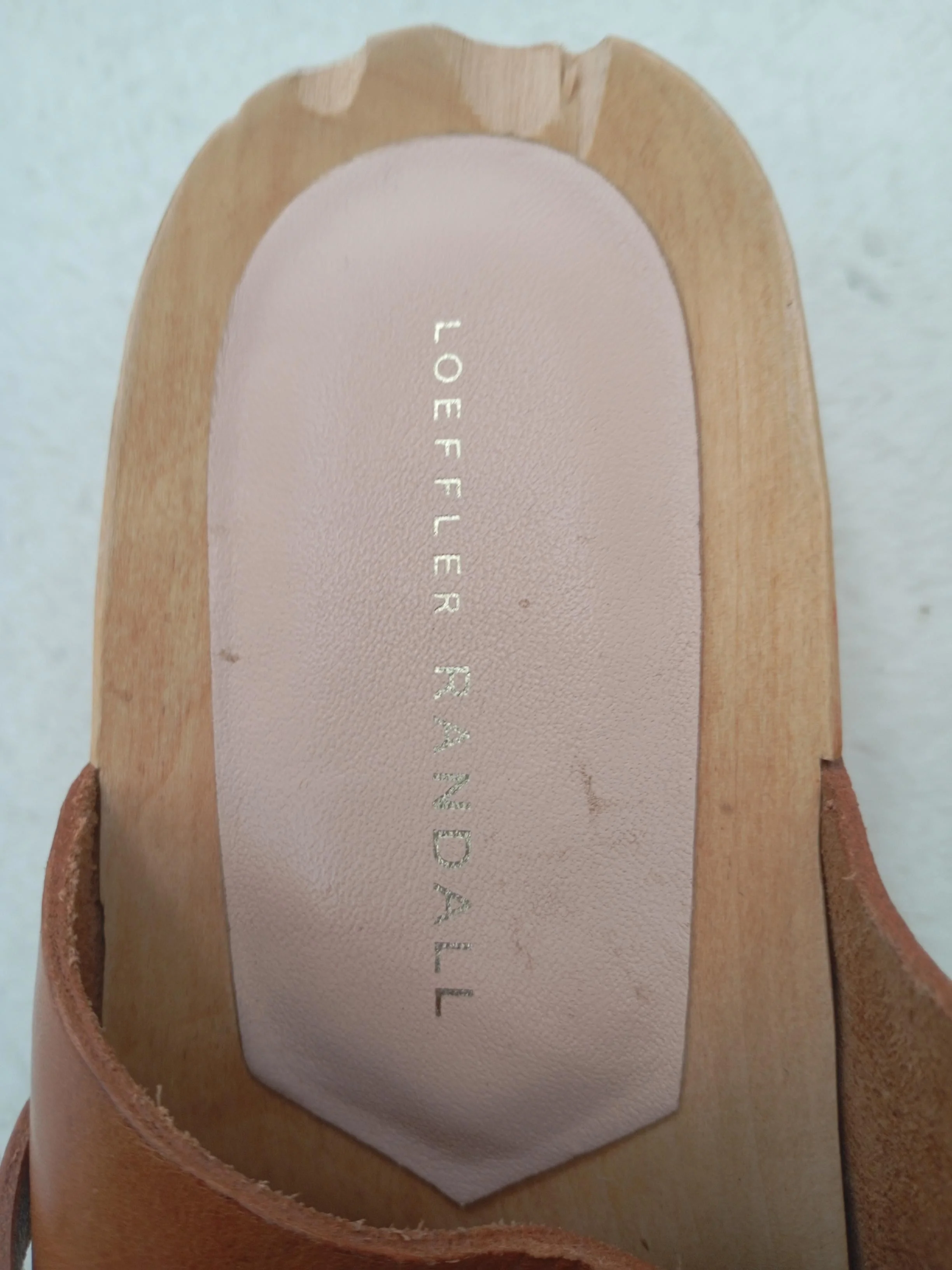 Loeffler Randall Women's Heels UK 11.5 Tan 100% Leather Mule - Image 6