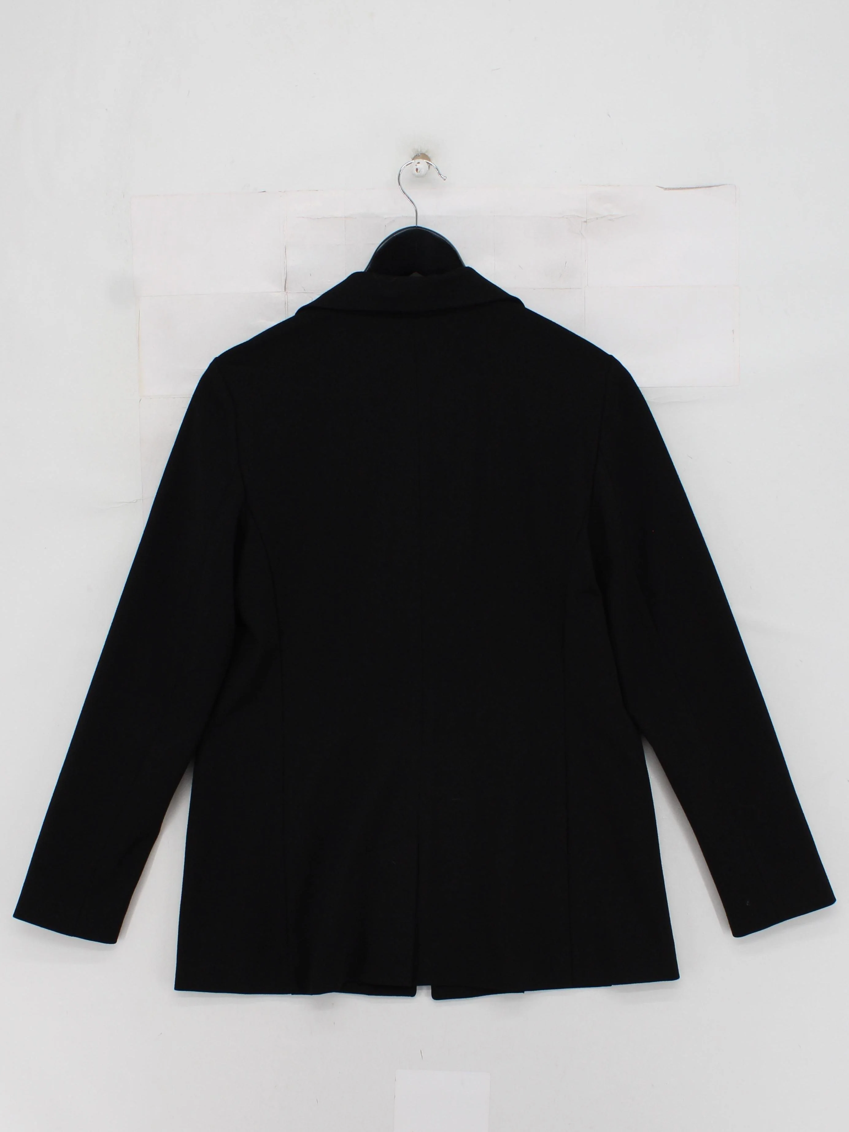 Loft Women's Blazer UK 6 Black Polyester with Rayon, Spandex Overcoat - Image 2