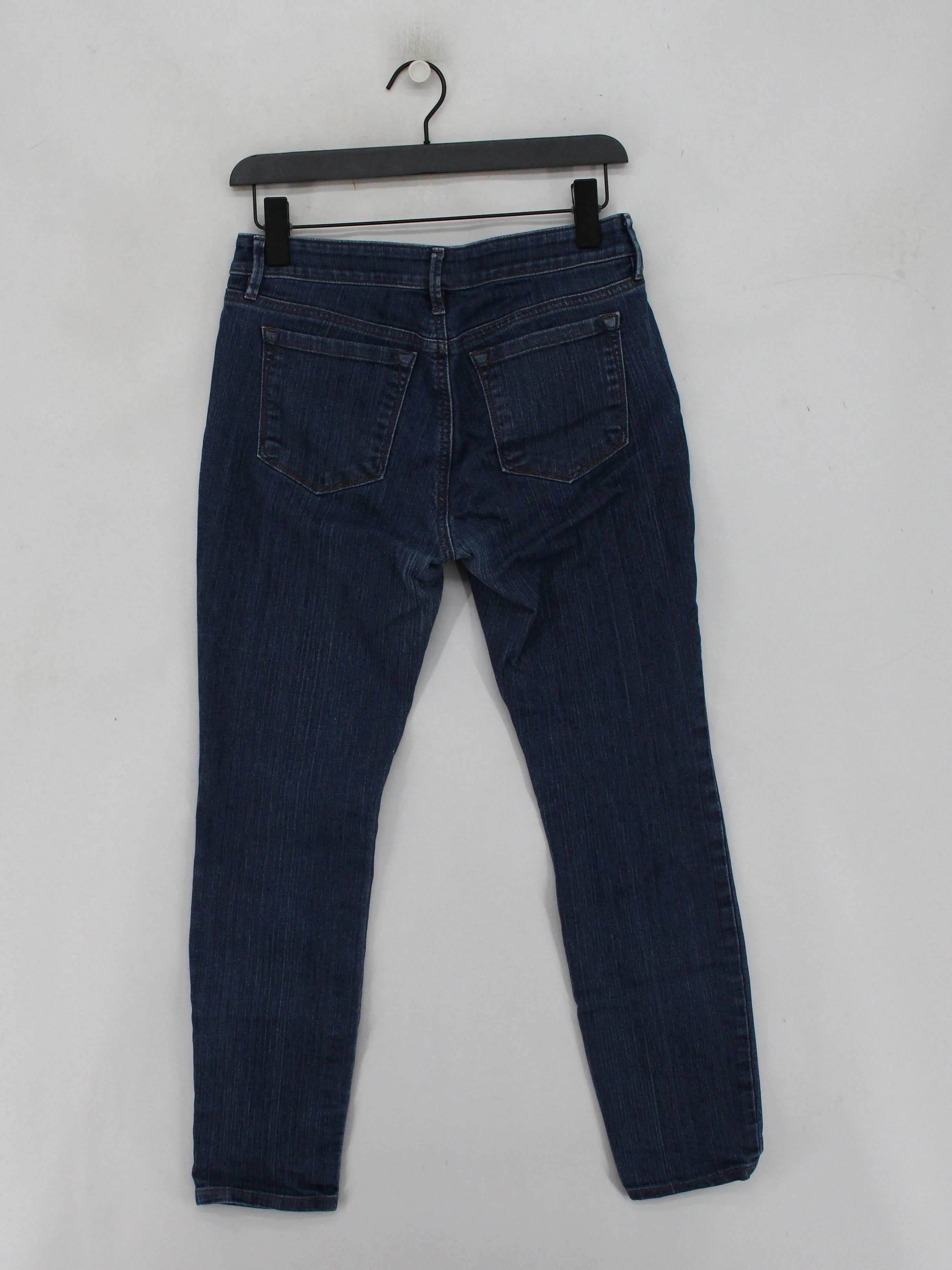Loft Women's Jeans M Blue Cotton with Polyester, Spandex Skinny - Image 2