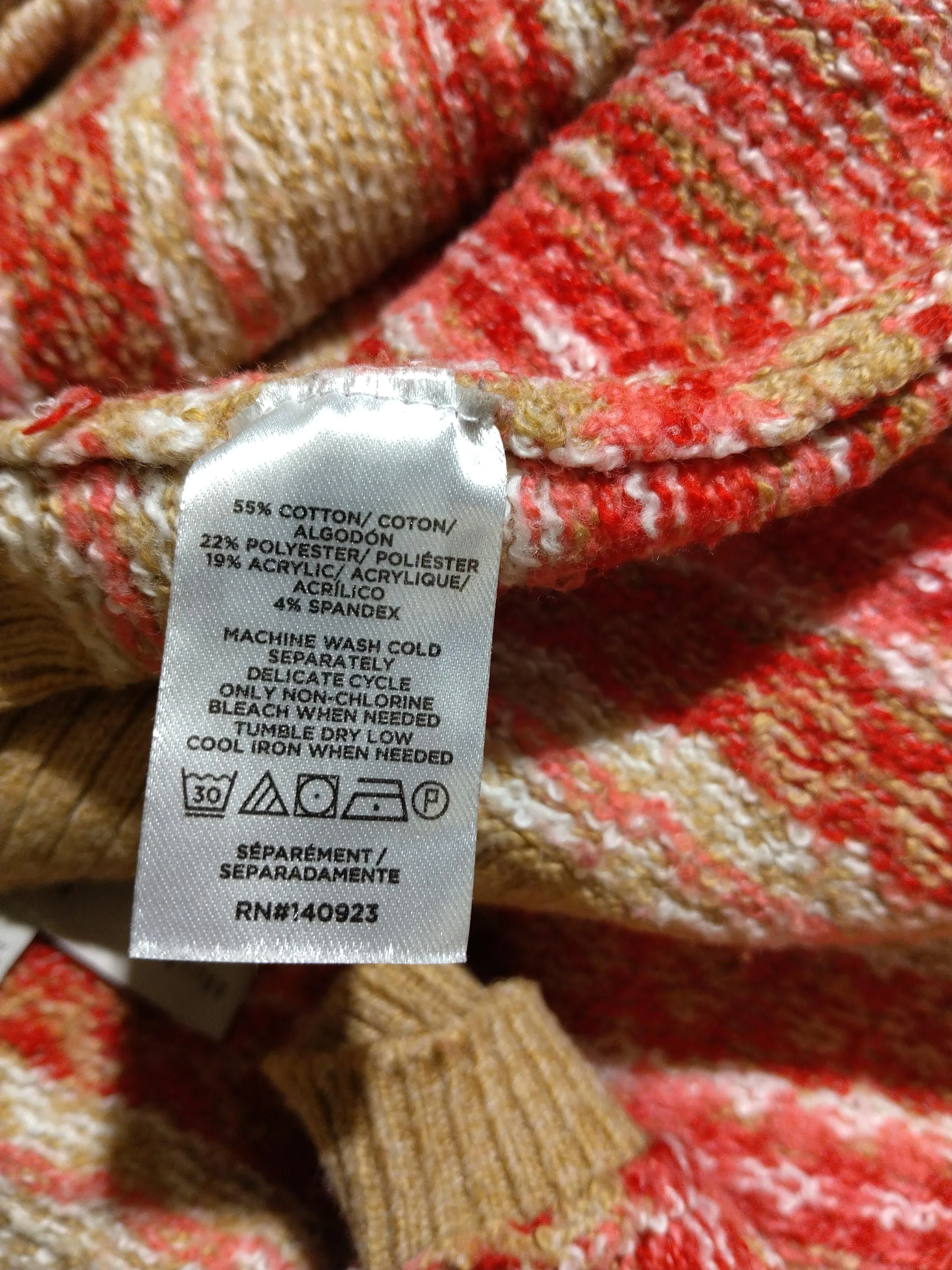 Loft Women's Jumper S Multi Cotton with Polyester, Acrylic, Spandex Pullover - Image 6