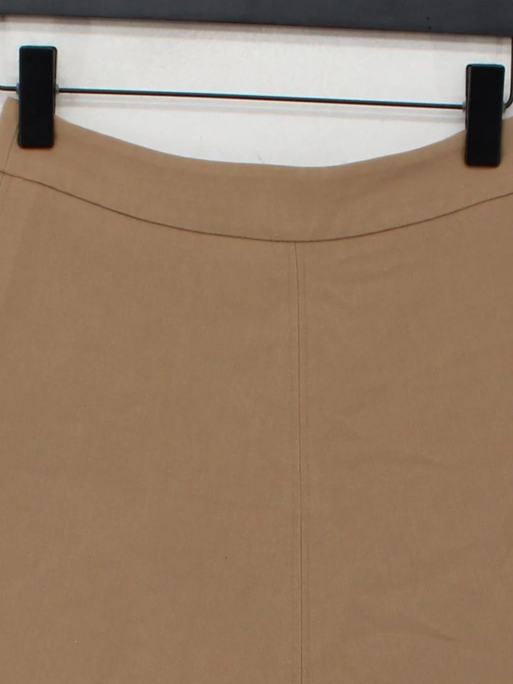 Loft Women's Mini Skirt UK 4 Tan Polyester with Rayon, Spandex Short Mini - Image 3