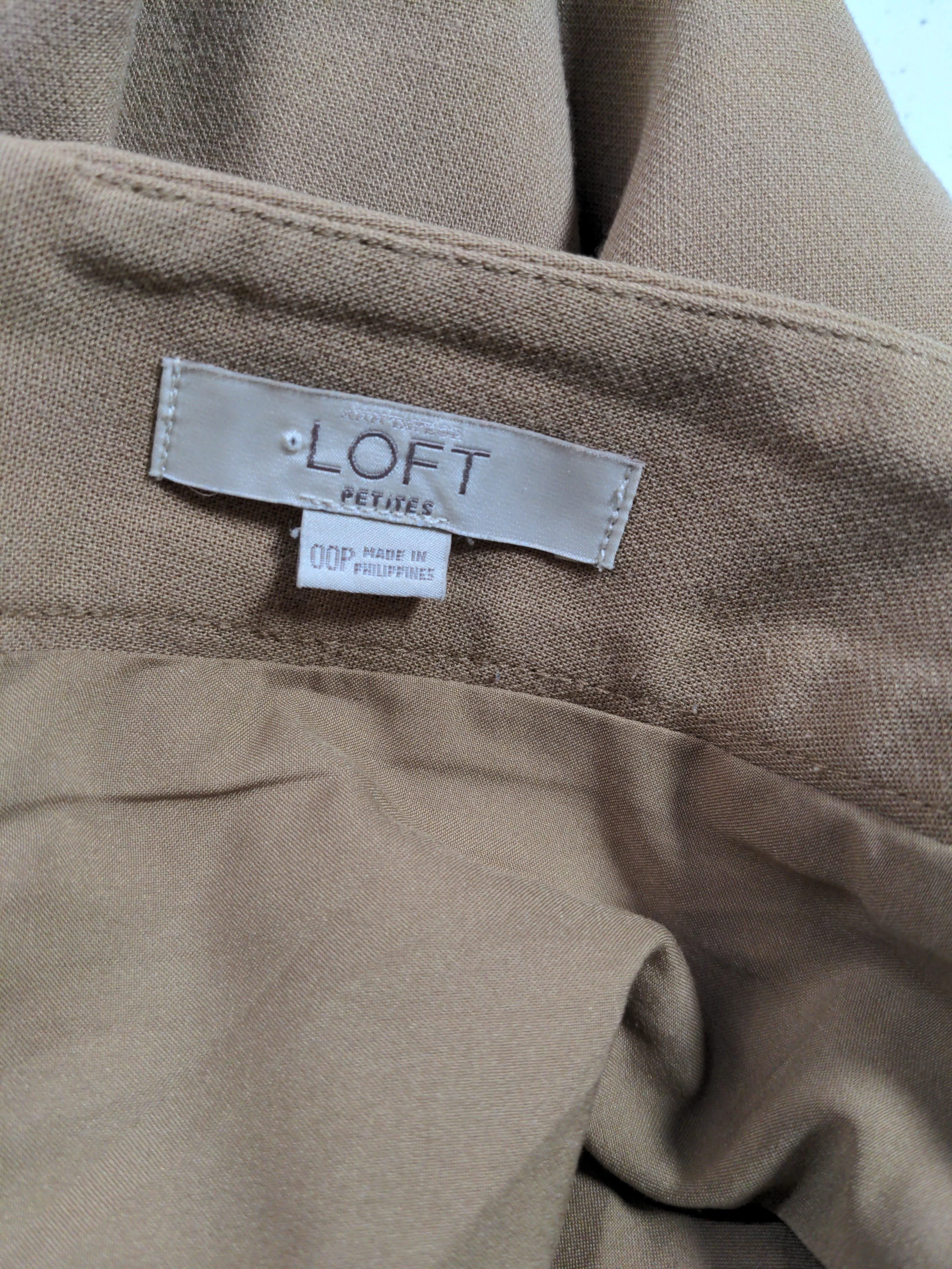 Loft Women's Mini Skirt UK 4 Tan Polyester with Rayon, Spandex Short Mini - Image 6