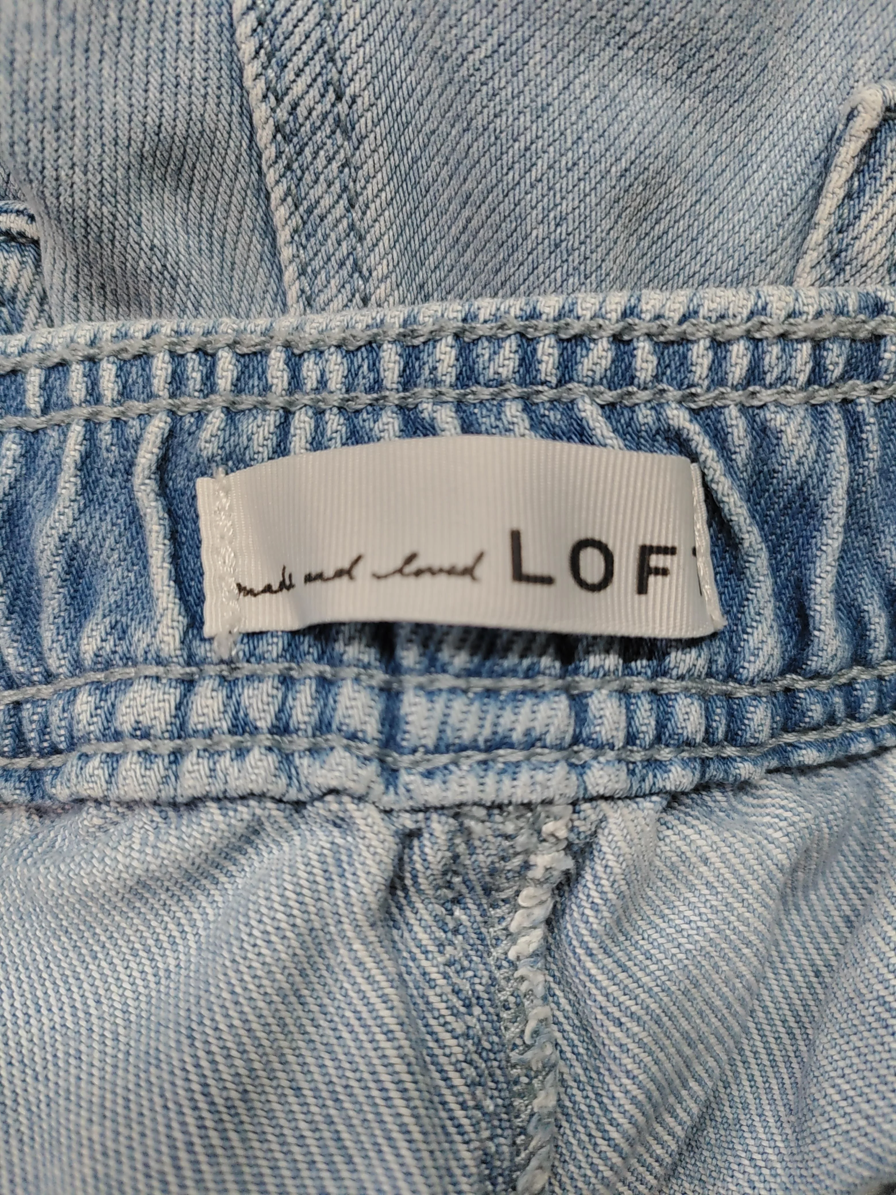 Loft Women's Shorts S Blue 100% Lyocell Modal Mom - Image 5