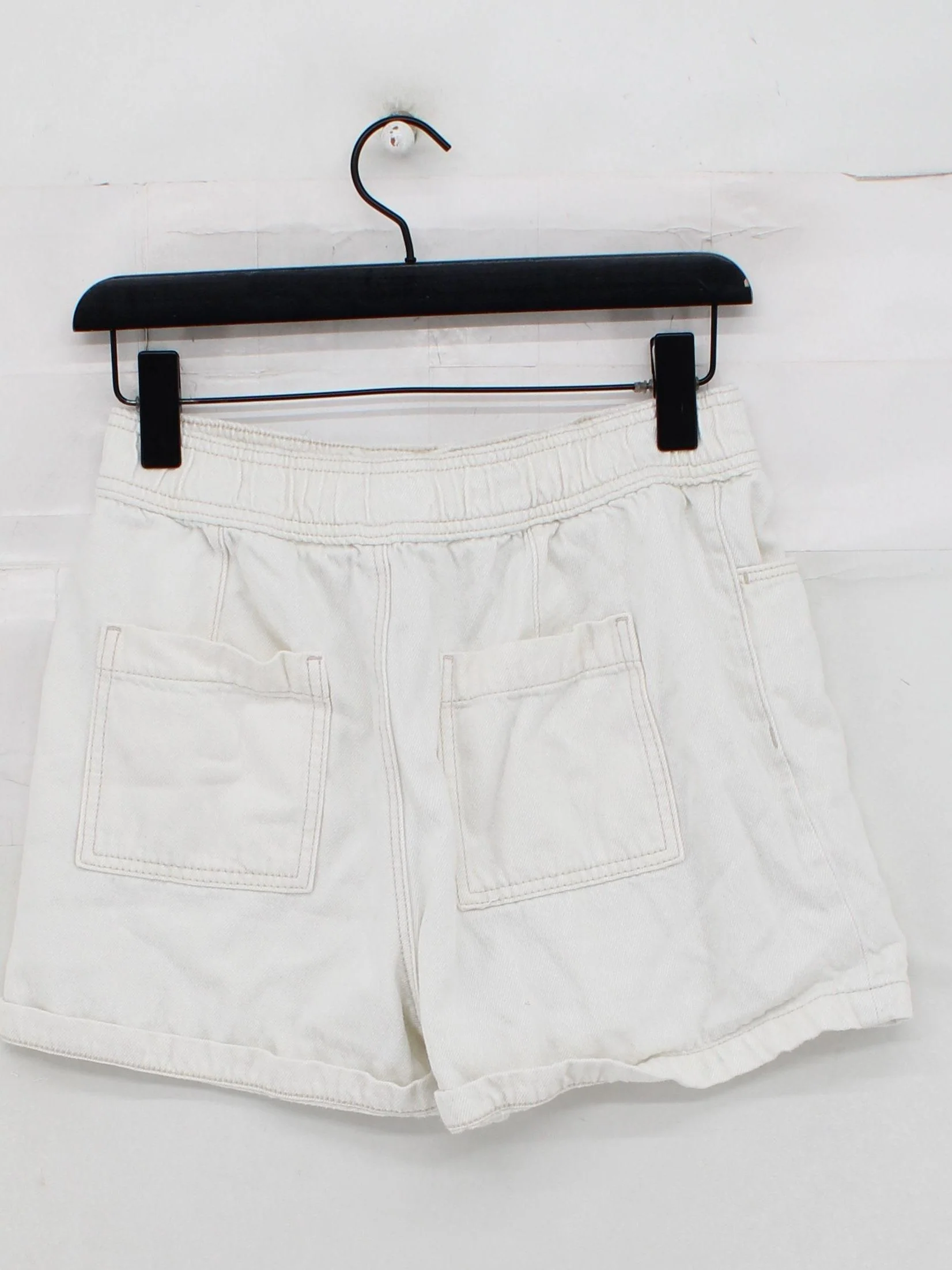Loft Women's Shorts S Cream Cotton with Lyocell Modal Mom - Image 2