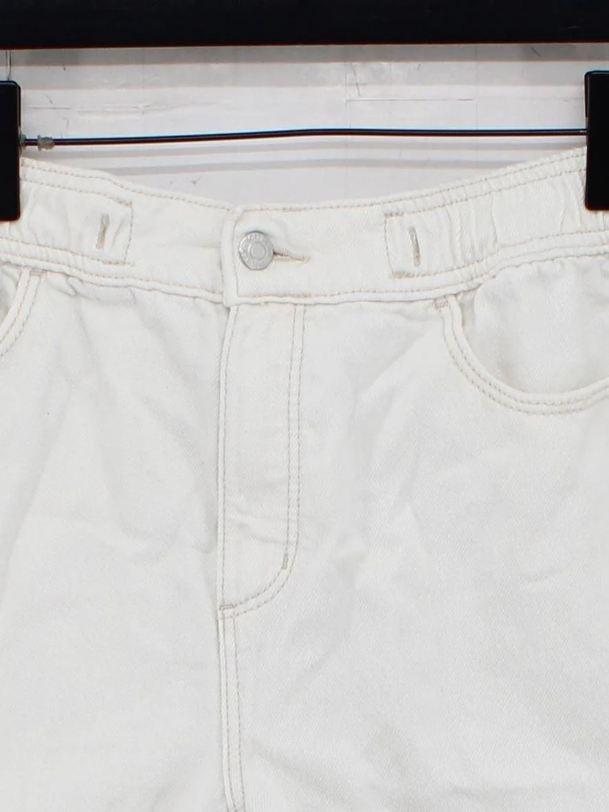 Loft Women's Shorts S Cream Cotton with Lyocell Modal Mom - Image 3