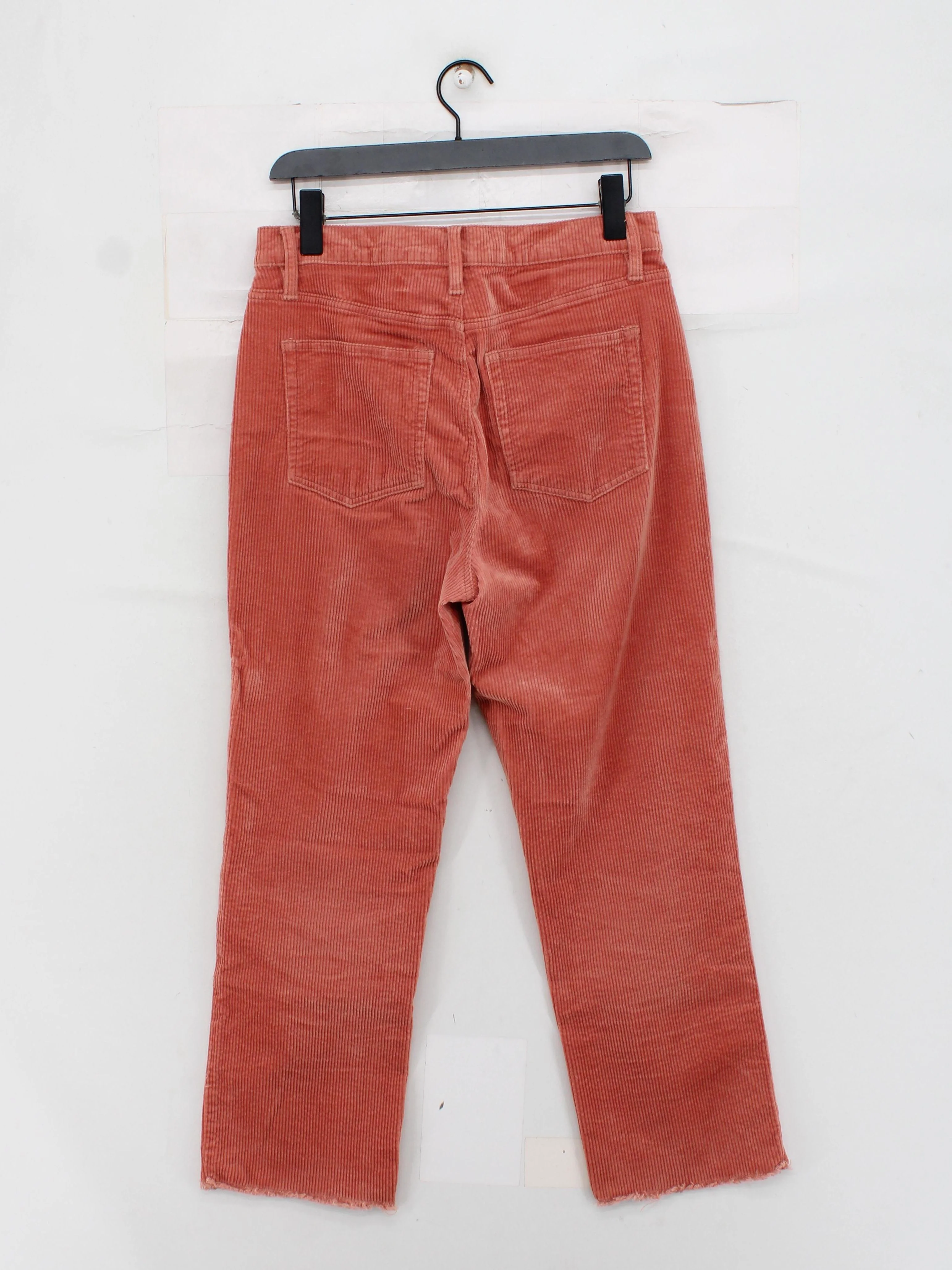 Loft Women's Trousers W 28 in Orange Cotton with Spandex Straight Chino - Image 2