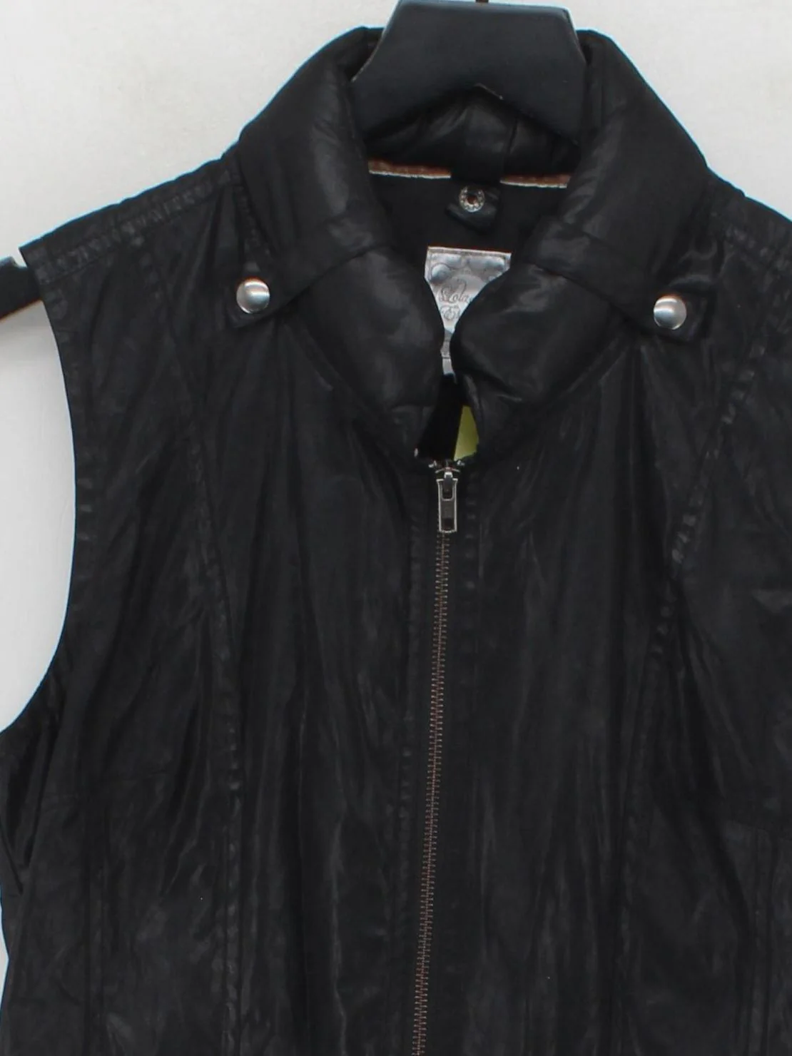 Lola Espeleta Women's Coat L Black Polyester with Polyamide, Cotton Overcoat - Image 3