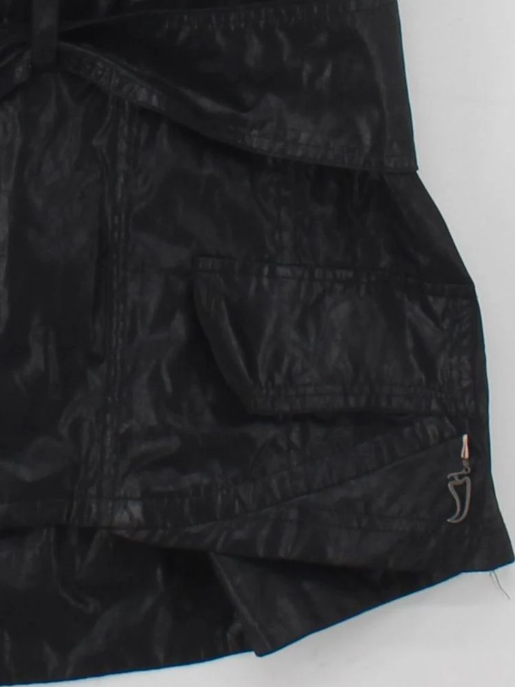 Lola Espeleta Women's Coat L Black Polyester with Polyamide, Cotton Overcoat - Image 4