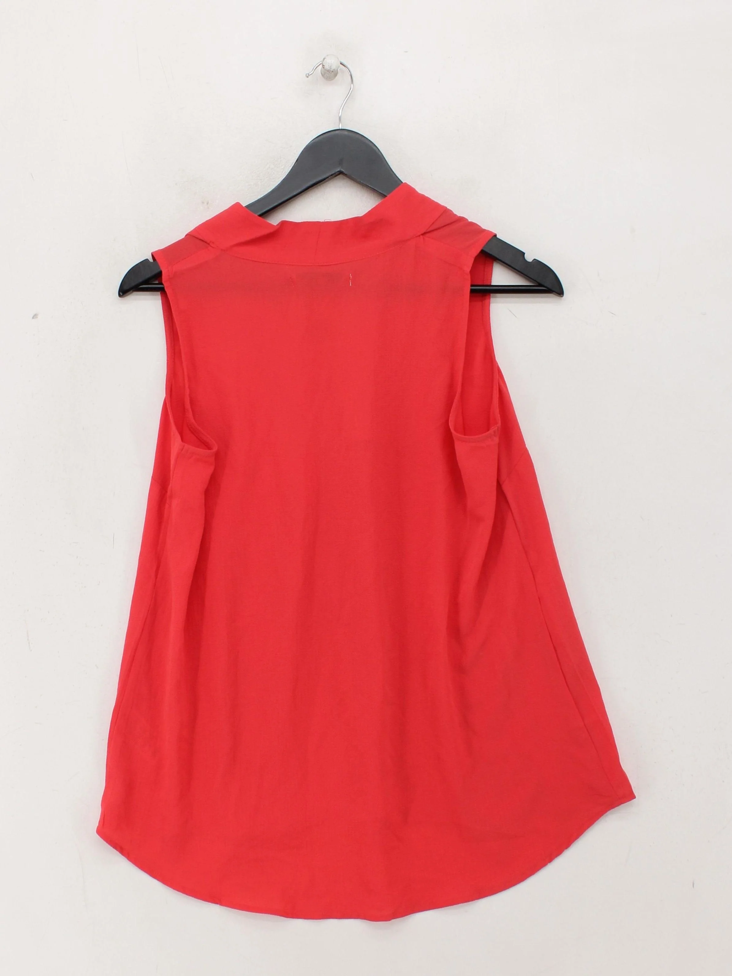 Lola & Liza Women's Top UK 10 Red 100% Polyester Sleeveless V-Neck Basic - Image 2