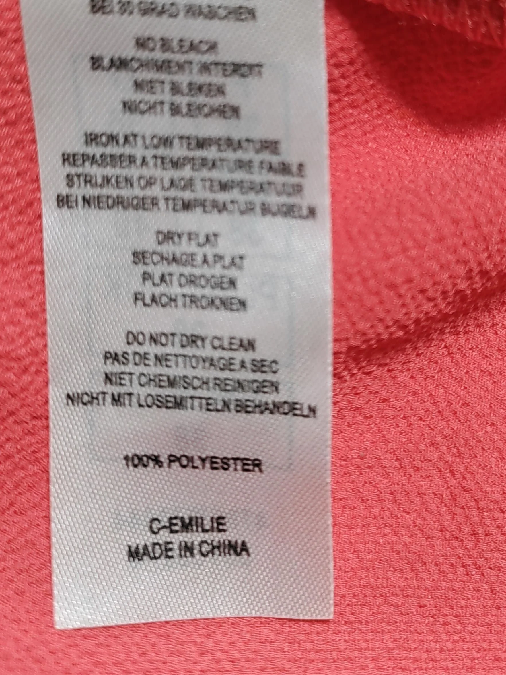 Lola & Liza Women's Top UK 10 Red 100% Polyester Sleeveless V-Neck Basic - Image 6
