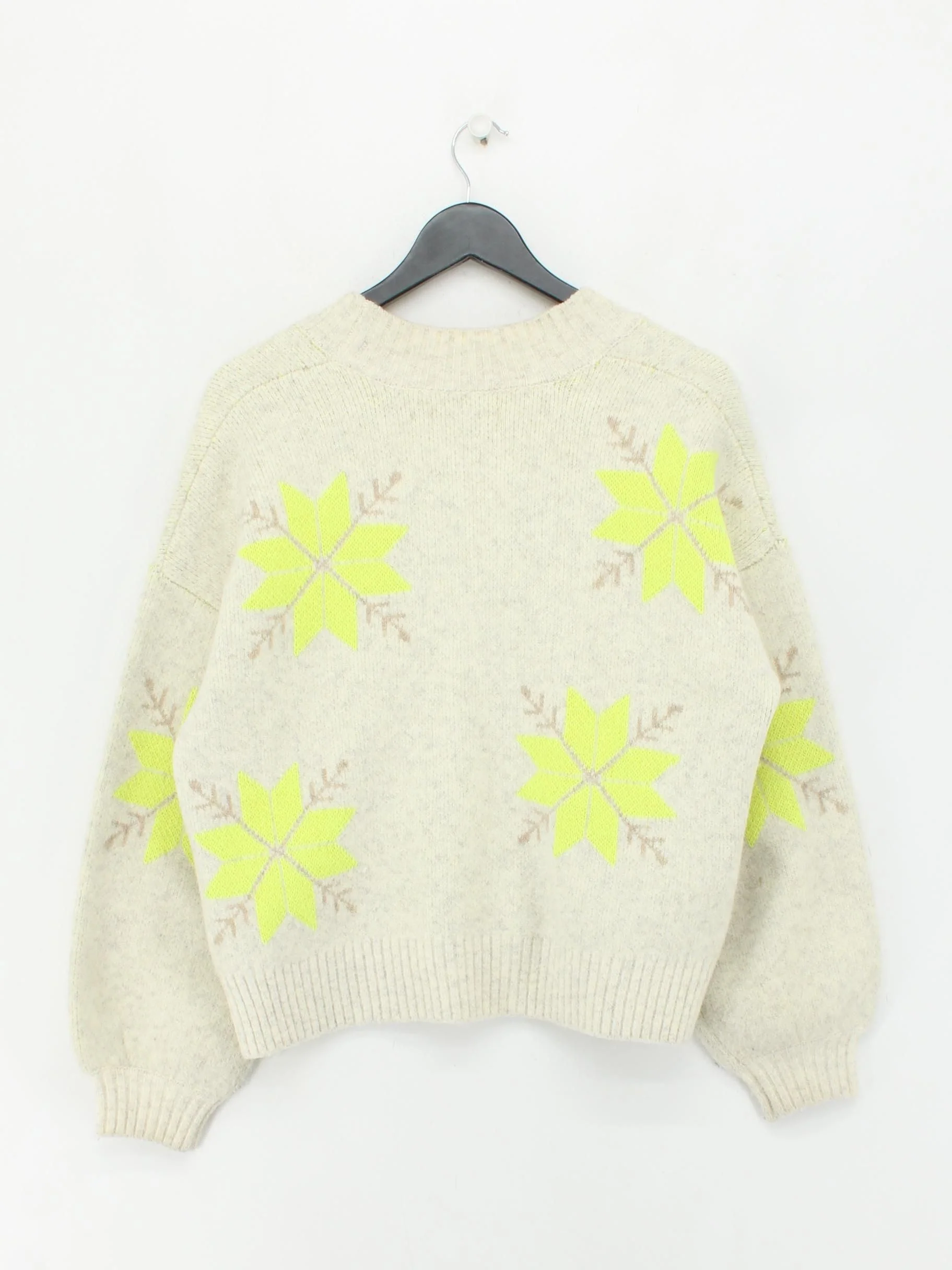 Lollys Laundry Women's Cardigan M Cream Acrylic - Image 2