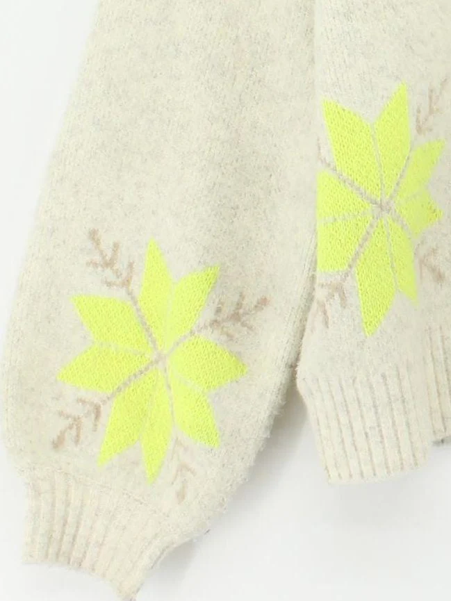 Lollys Laundry Women's Cardigan M Cream Acrylic - Image 4