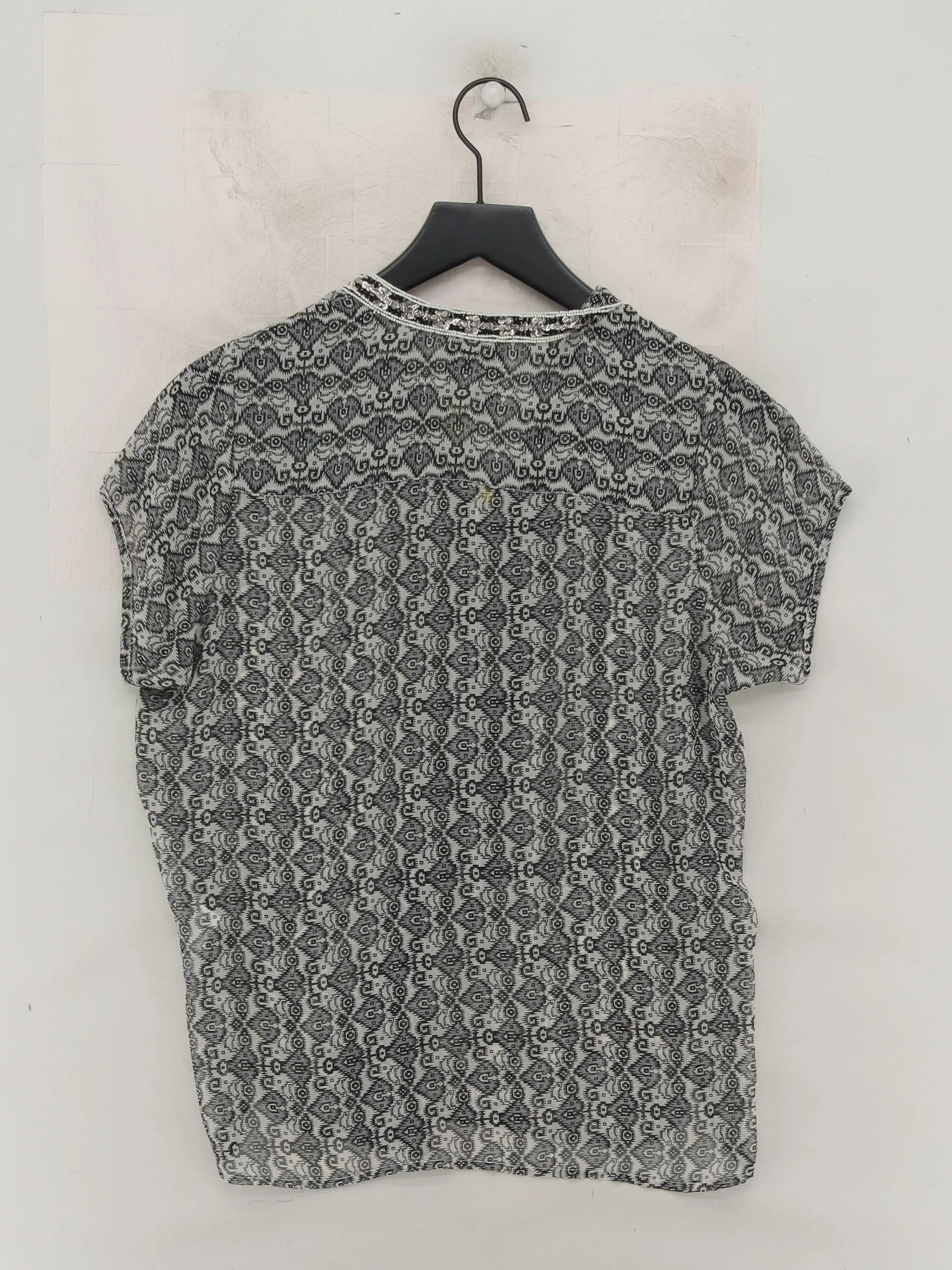 Lollys Laundry Women's Top M Multi 100% Polyester Short Sleeve Collared Basic - Image 2