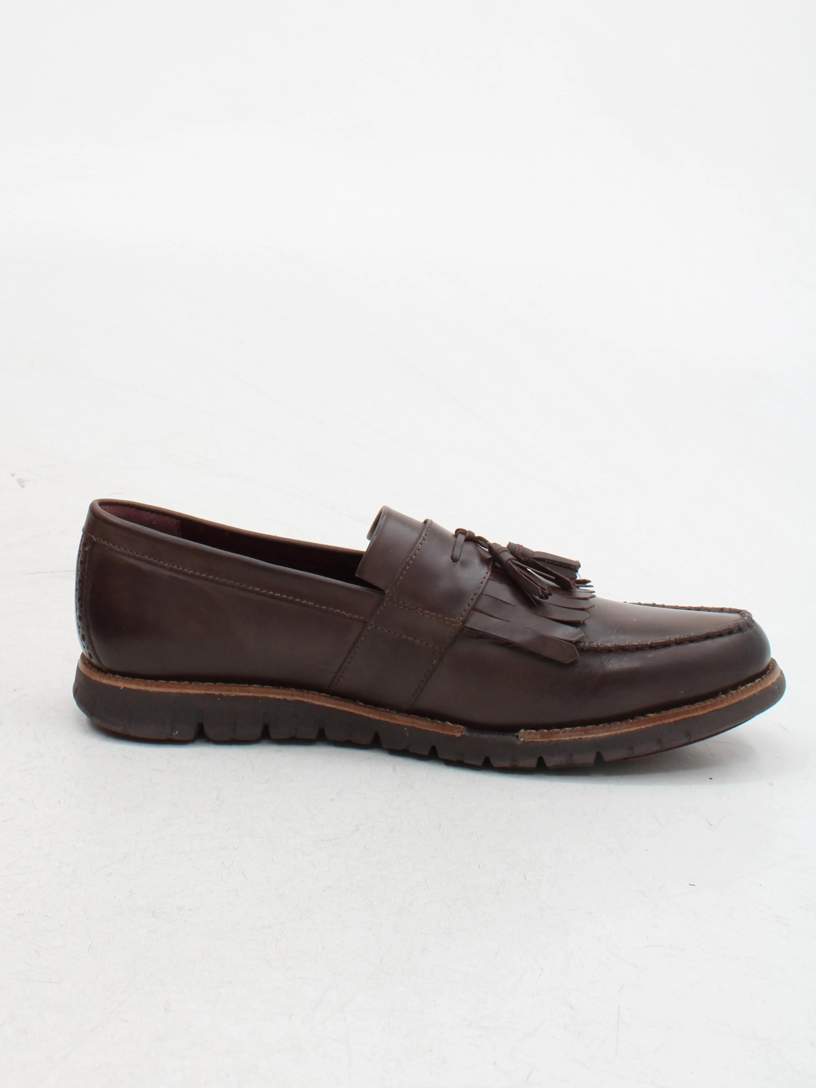 London Brogues Men's Formal Shoes UK 11 Brown 100% Leather Brogue - Image 5