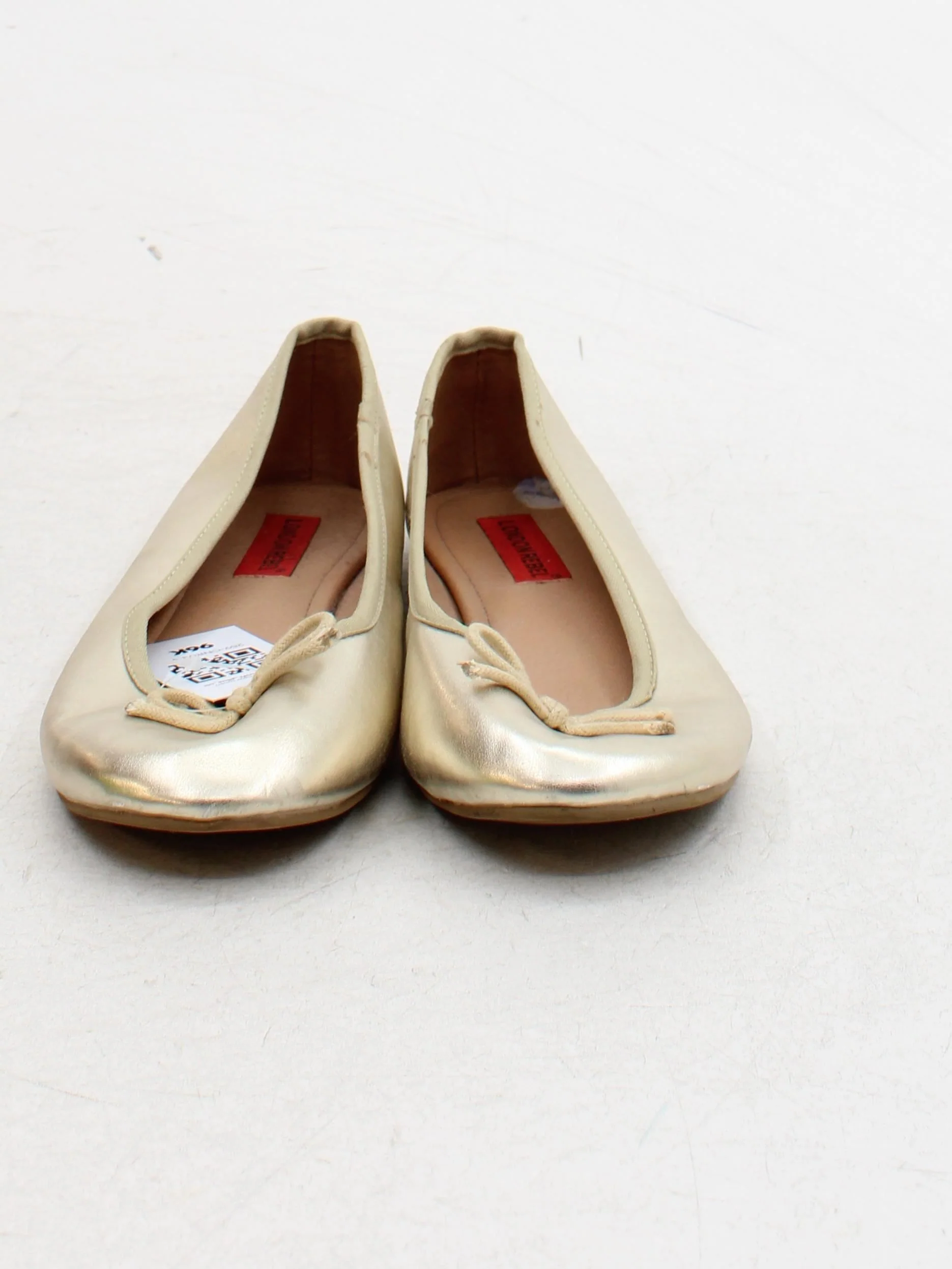 London Rebel Women's Flat Shoes UK 6 Gold 100% Other Ballet - Image 2