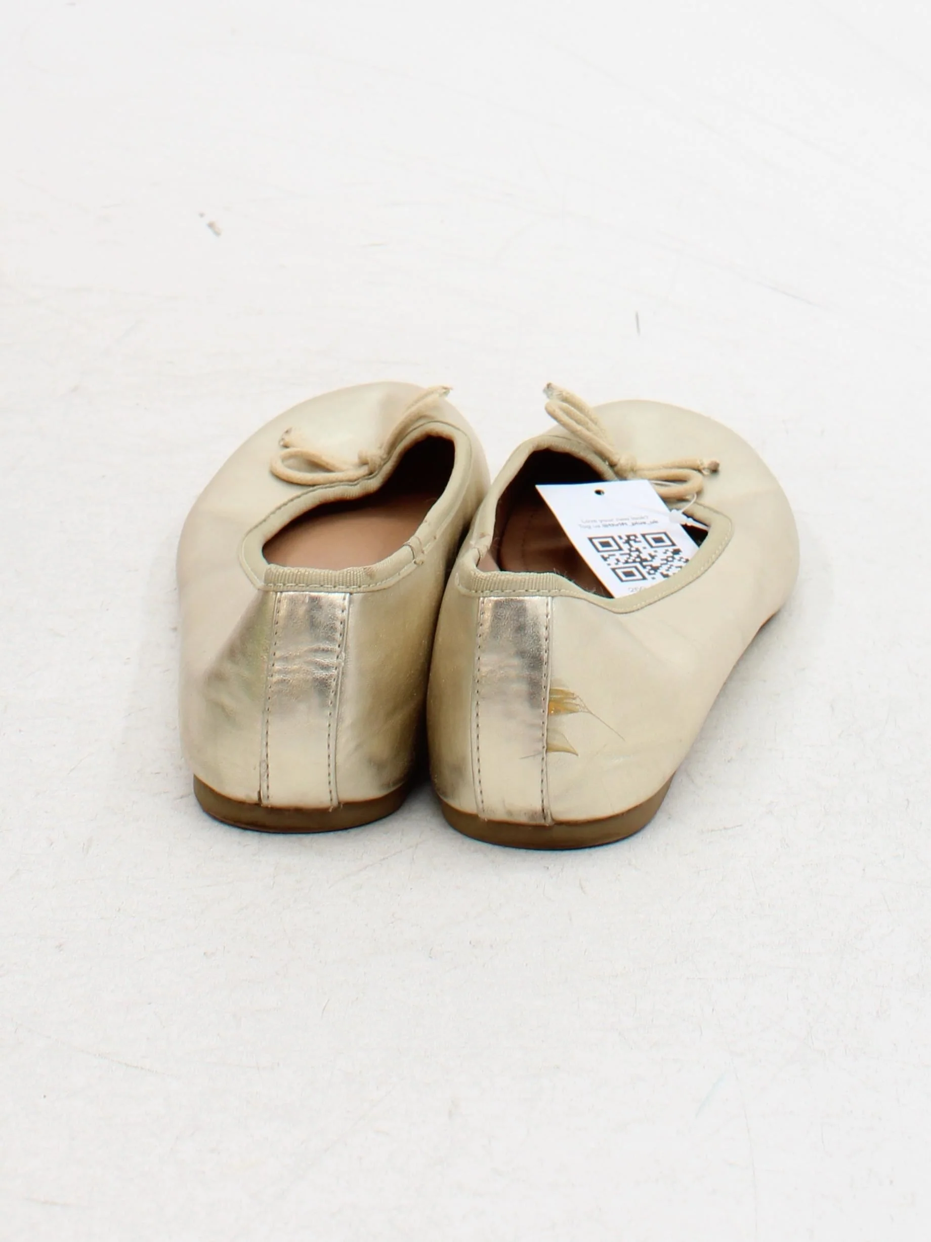 London Rebel Women's Flat Shoes UK 6 Gold 100% Other Ballet - Image 3