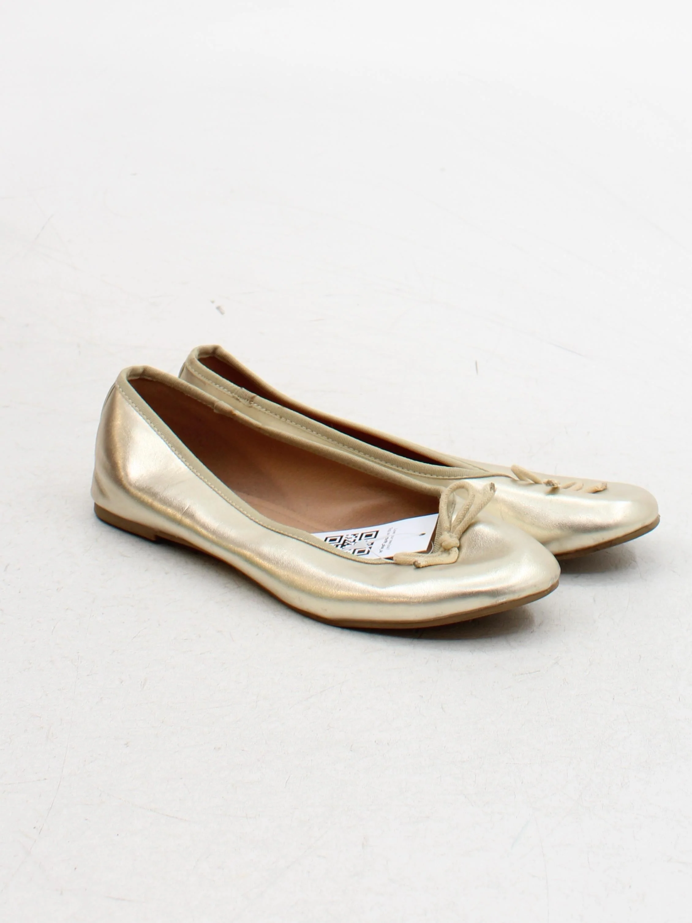 London Rebel Women's Flat Shoes UK 6 Gold 100% Other Ballet - Image 4
