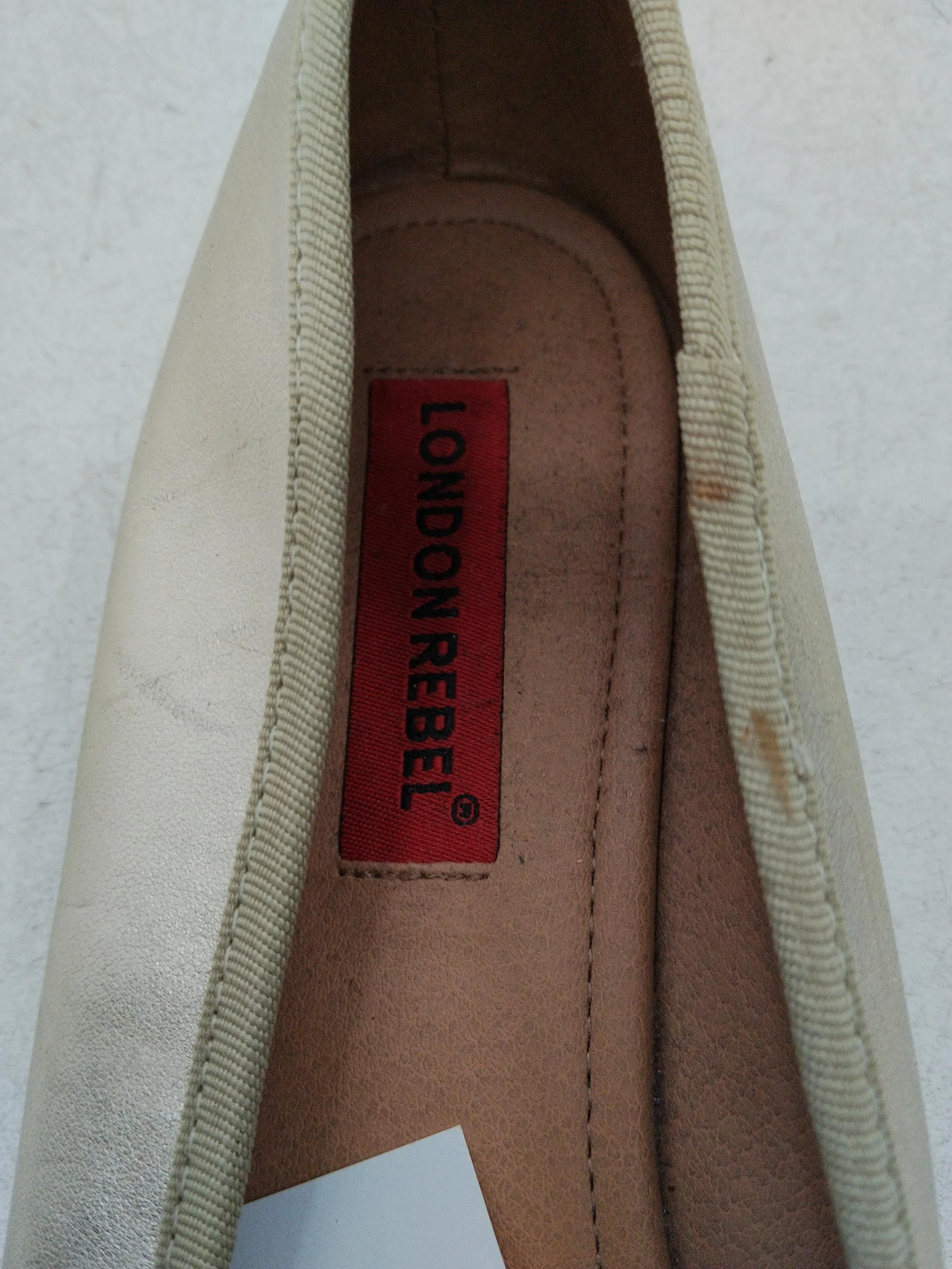 London Rebel Women's Flat Shoes UK 6 Gold 100% Other Ballet - Image 5