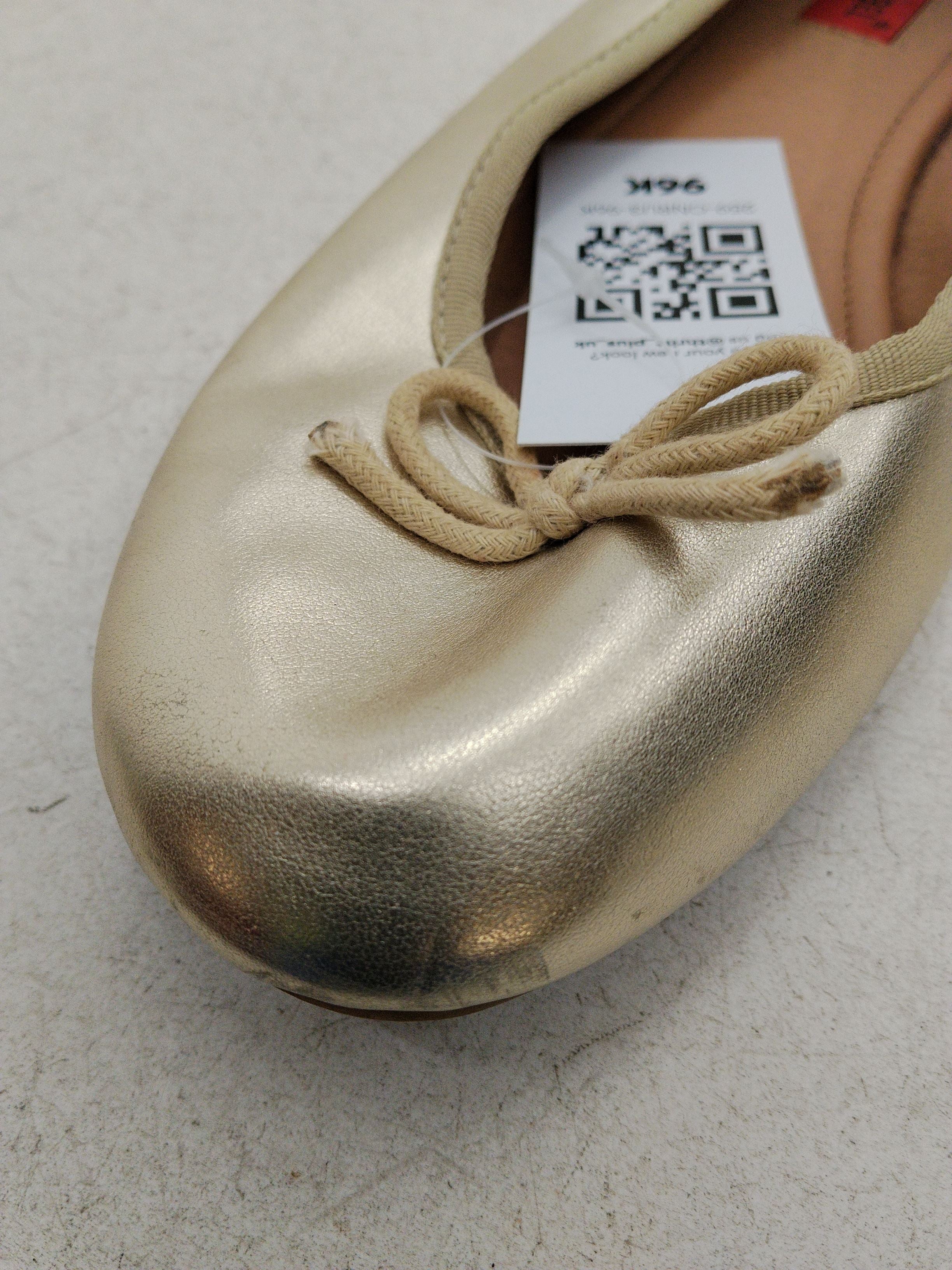 London Rebel Women's Flat Shoes UK 6 Gold 100% Other Ballet - Image 8