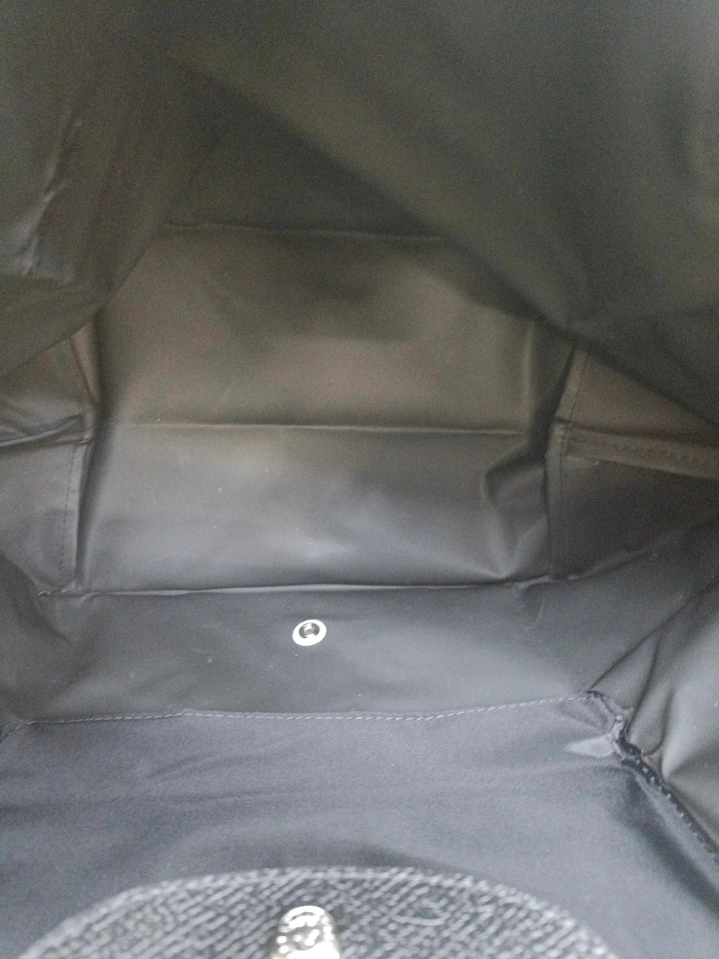 Longchamp Women's Bag Black Nylon with Leather Tote New with tags - Image 4
