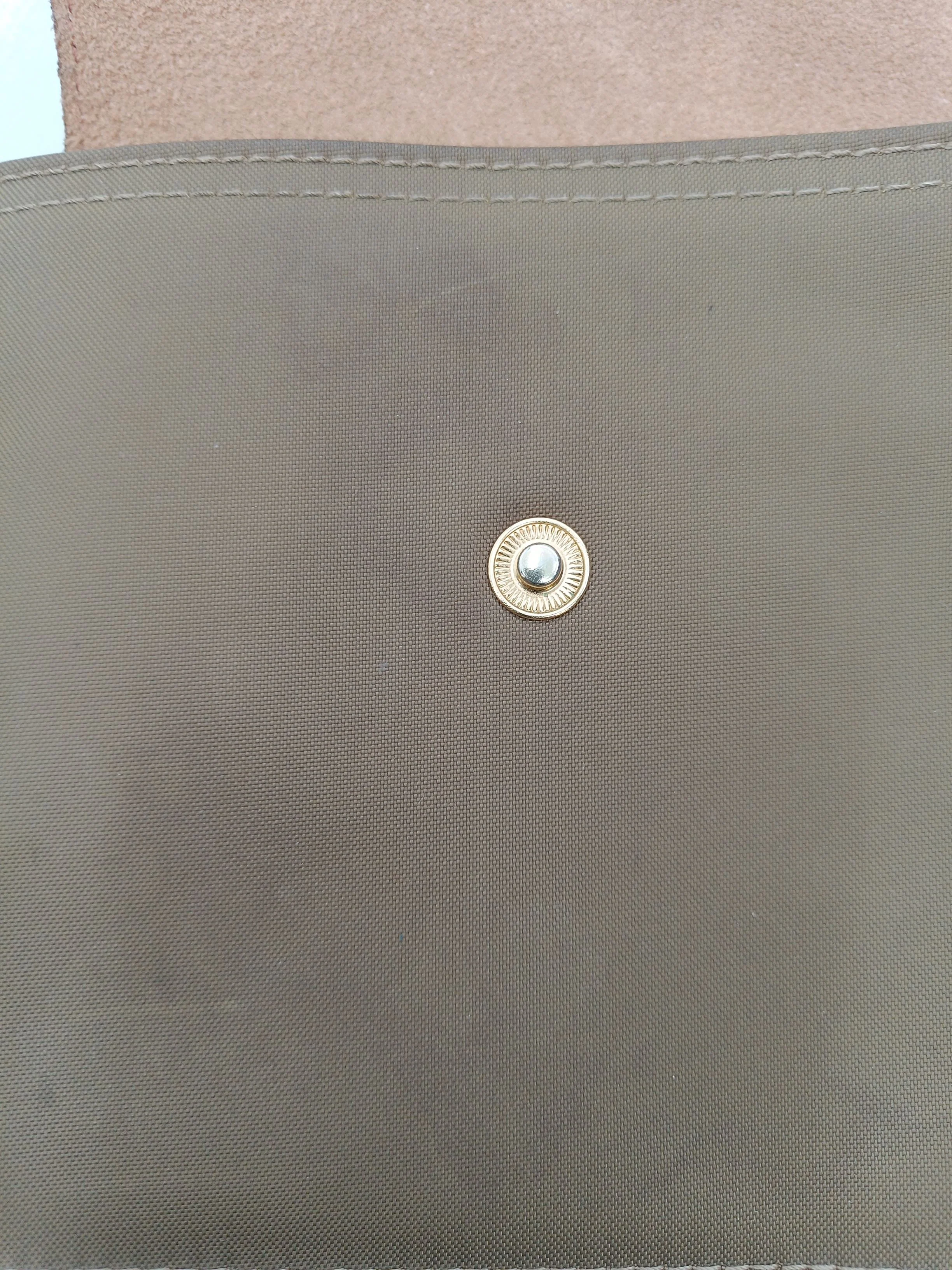 Longchamp Women's Bag Green Nylon with Leather Tote - Image 5
