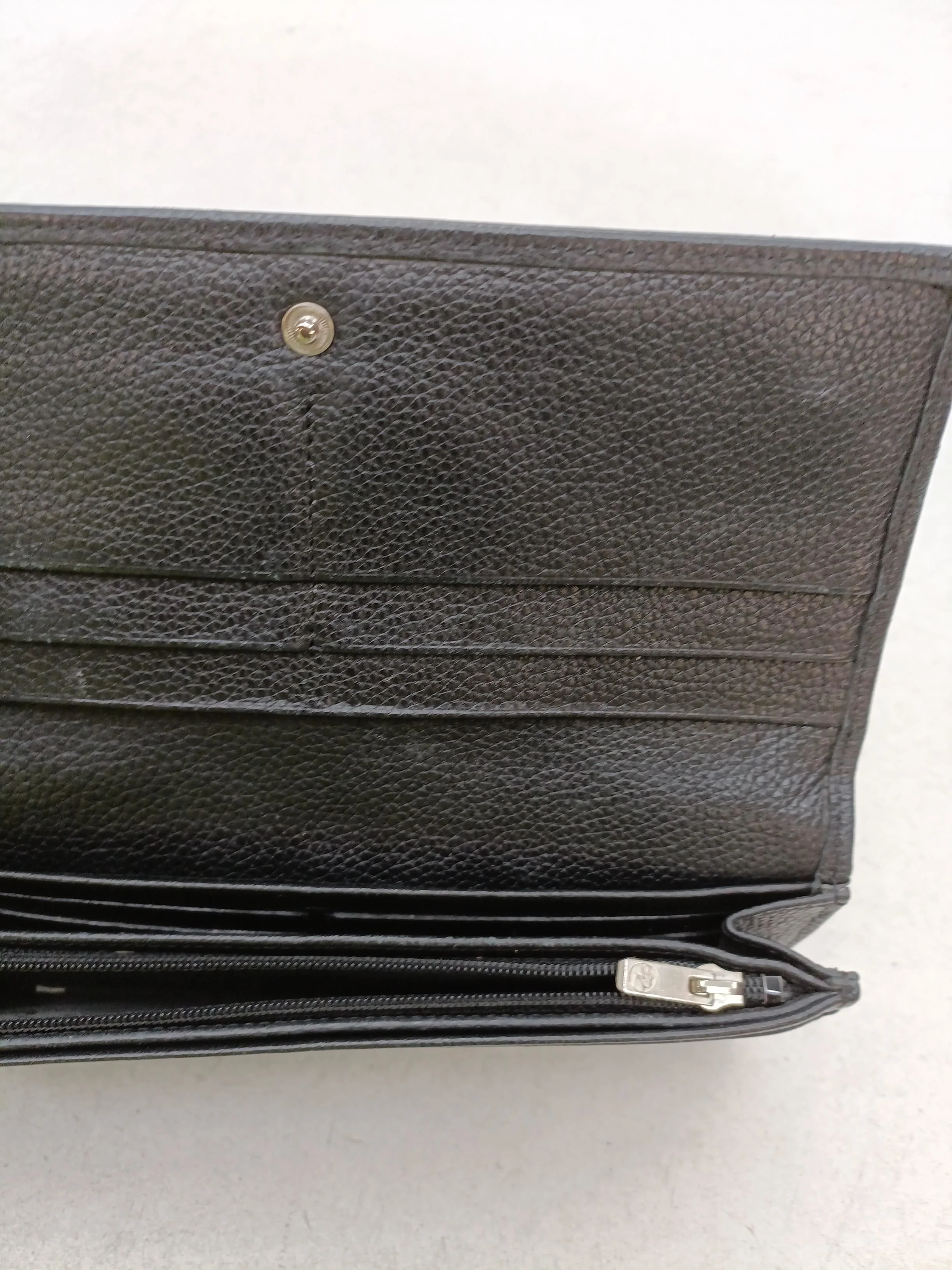 Longchamp Women's Wallet Black 100% Leather - Image 4