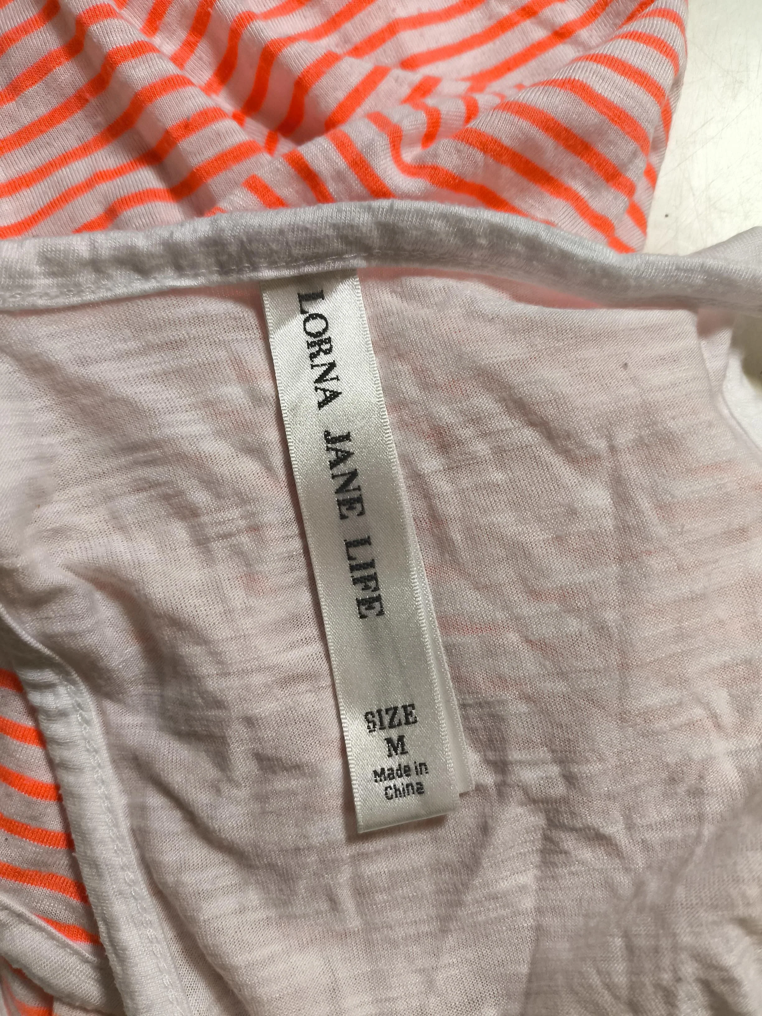 Lorna Jane Women's T-Shirt M White Rayon with Polyester Basic - Image 5