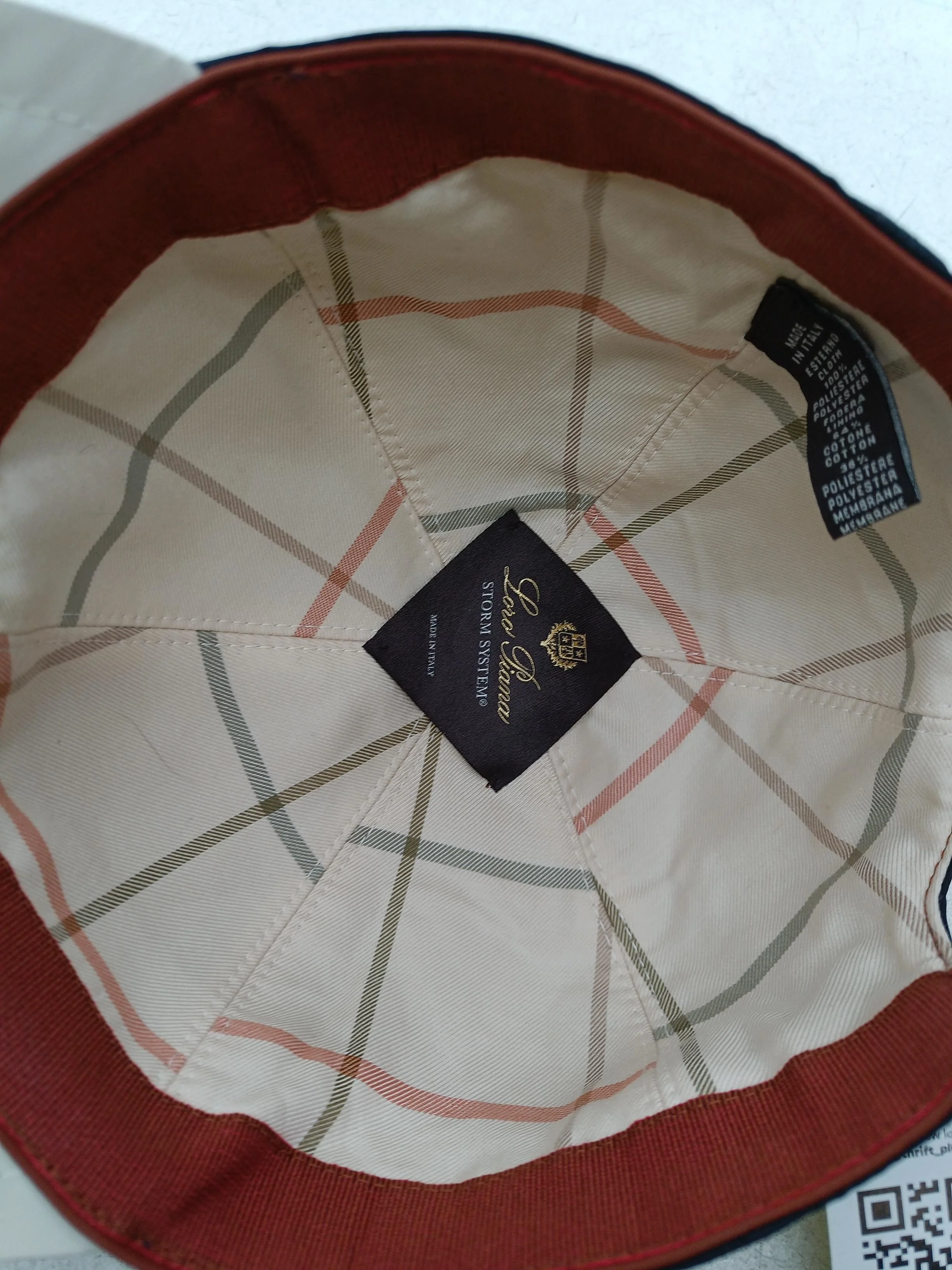 Loro Piana Men's Hat M Black Polyester with Cotton Baseball Cap - Image 4