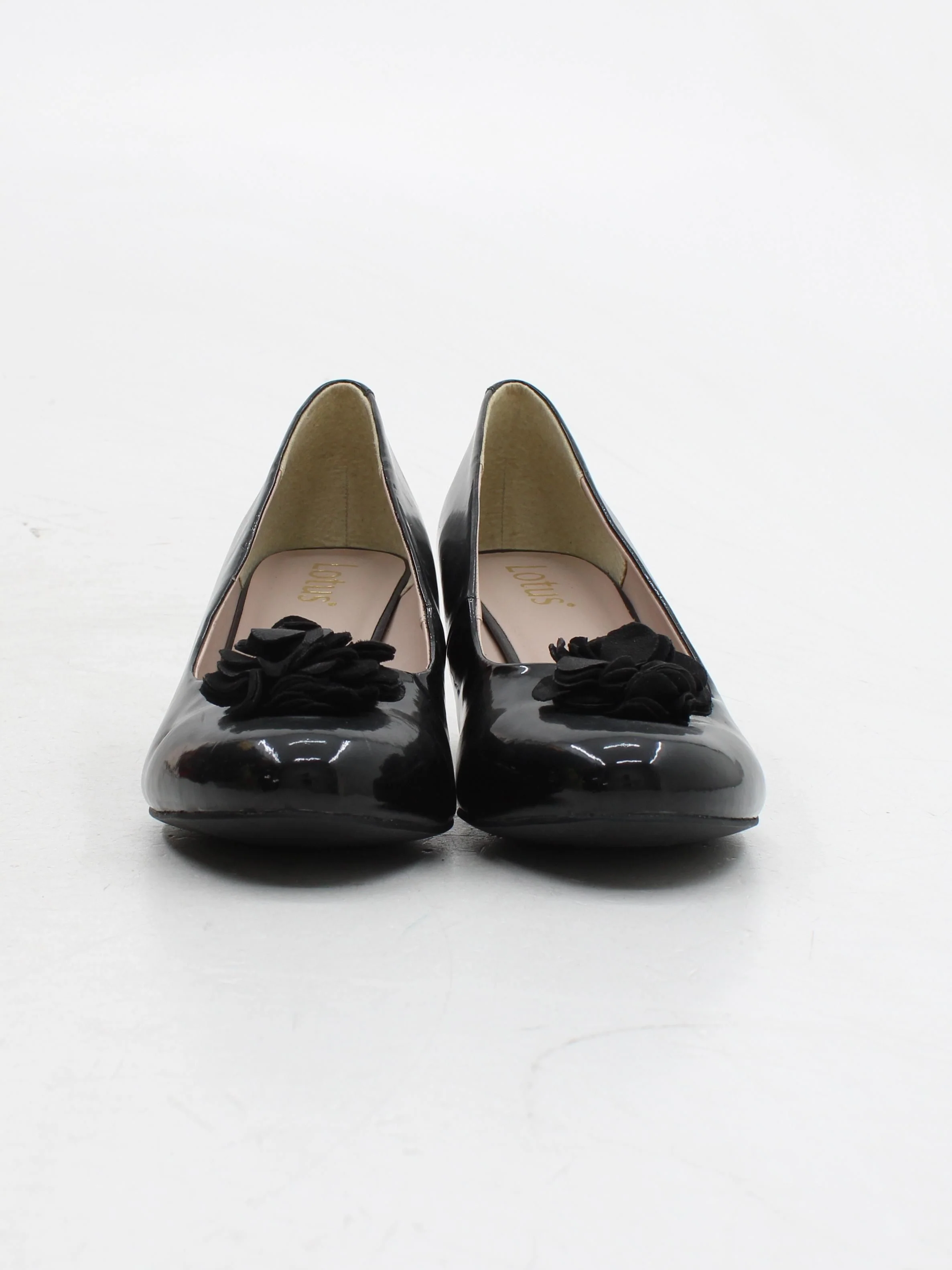 Lotus Women's Heels UK 9 Black 100% Leather Court - Image 2