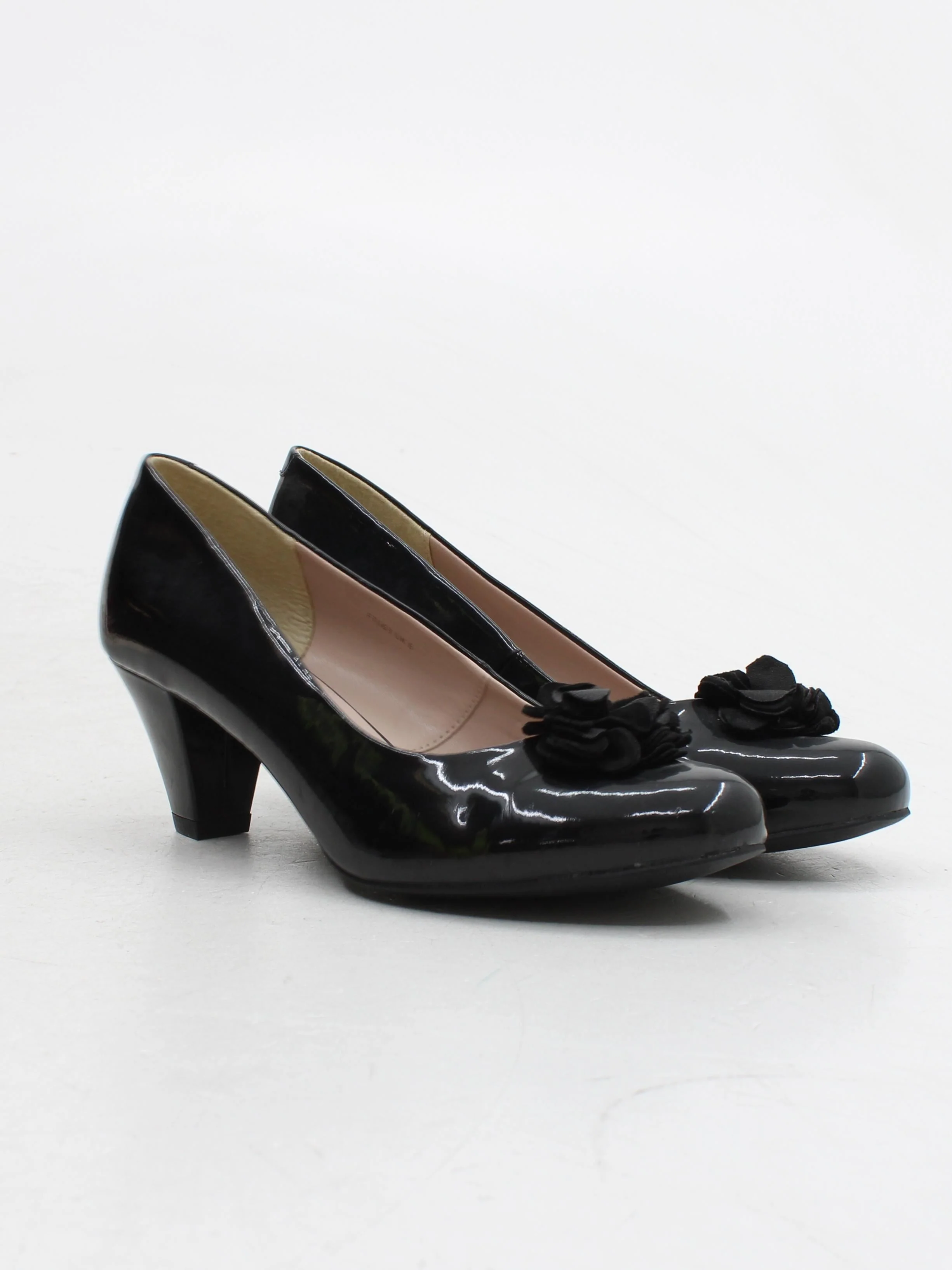 Lotus Women's Heels UK 9 Black 100% Leather Court - Image 4