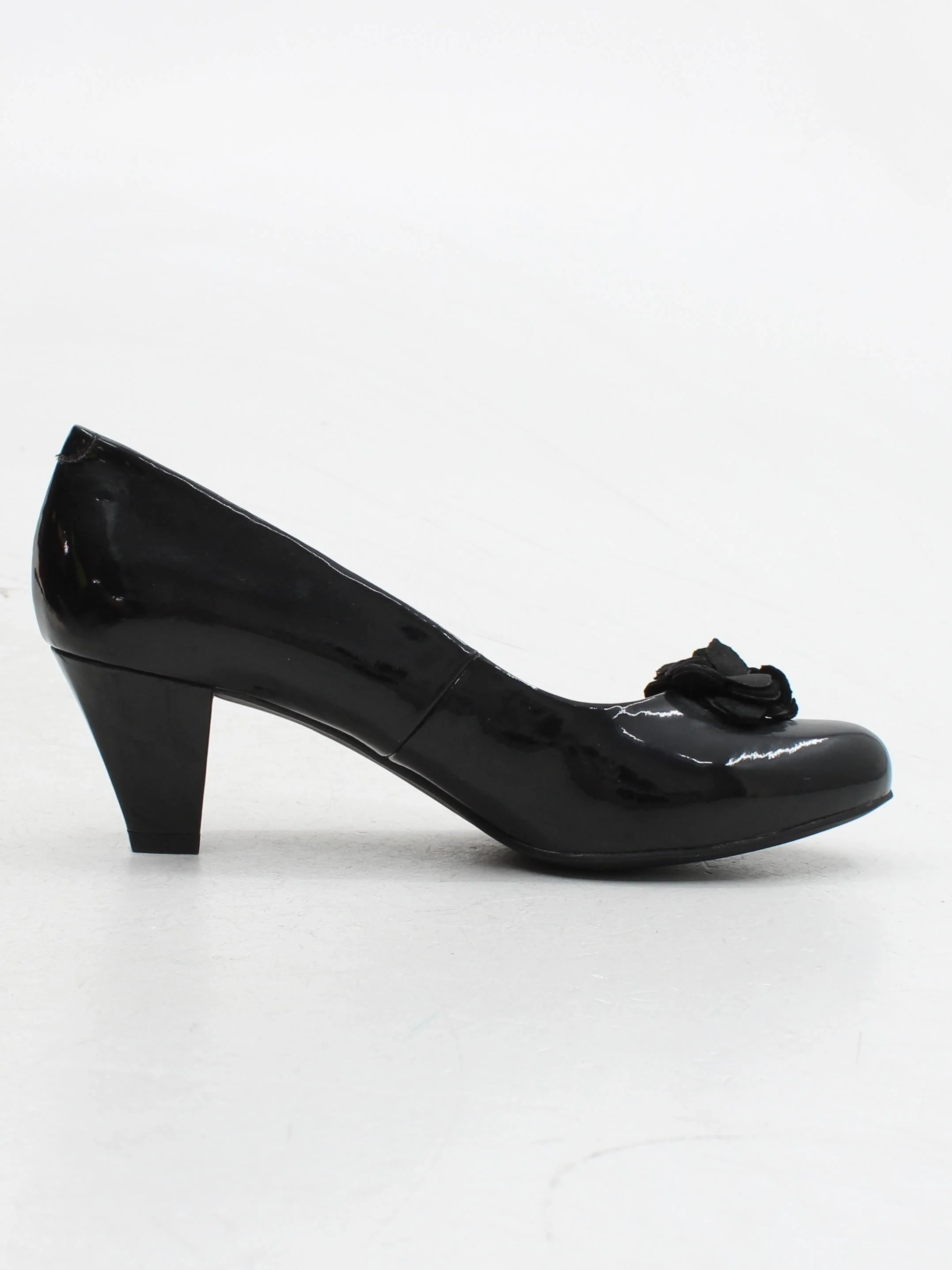 Lotus Women's Heels UK 9 Black 100% Leather Court - Image 5