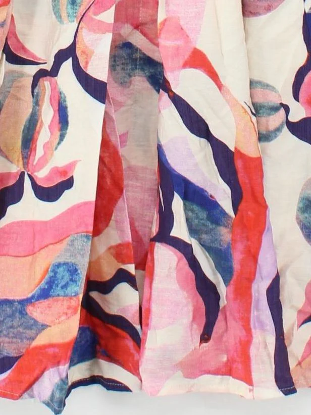 Love Sunshine Shirt Midi Dress UK12 in Multi - Image 4